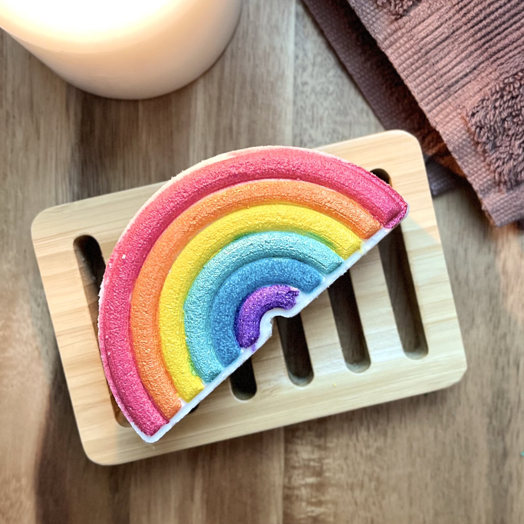 Rainbow Bath Bomb