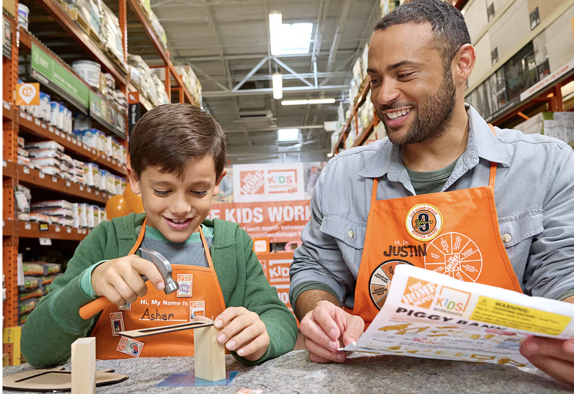 Home Depot (Free) Kids Workshops