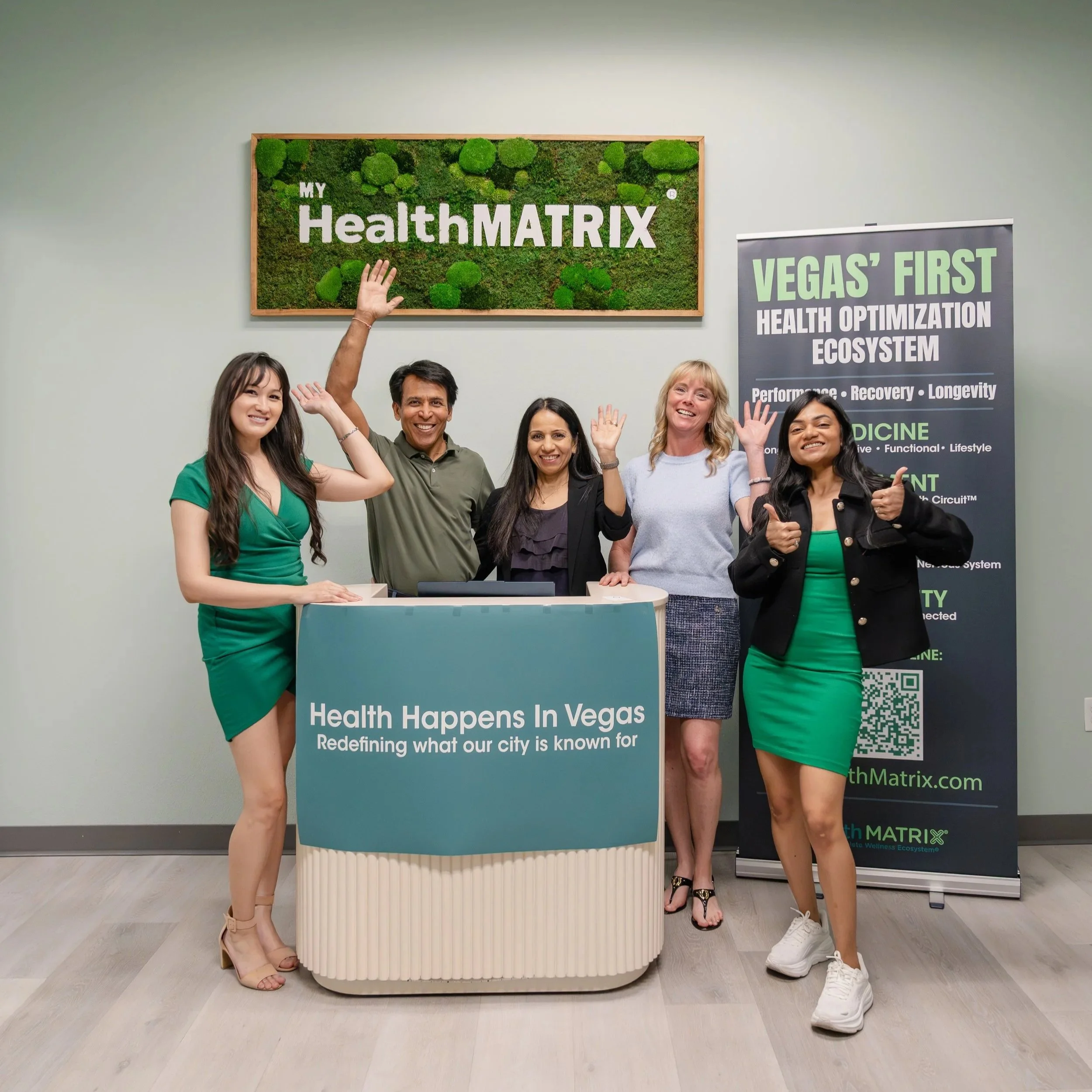 The Las Vegas My HealthMATRIX team at the Grand Opening.
