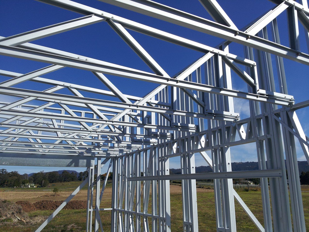 residential house build using Light Gauge Steel (LGS)