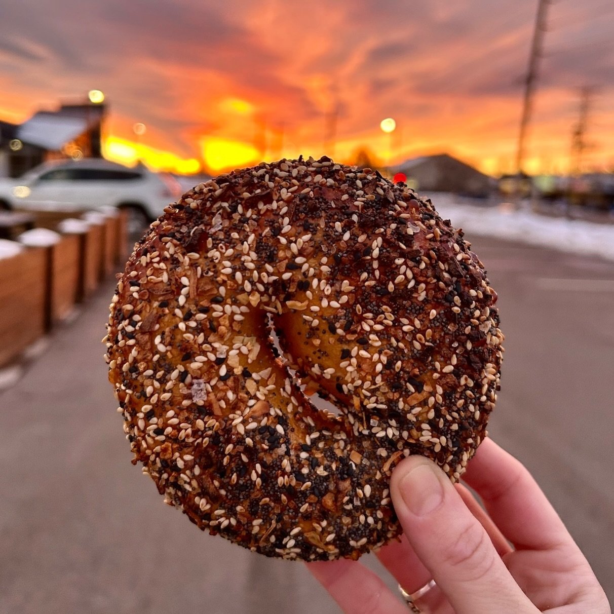 Bagels at sunrise are always a good idea. Reminder we&rsquo;re fully open for walk-ins with loose bagels, half dozen, full dozen, and toasted/untoasted bagels &amp; schmear. Preorders are live if you wanna lock in a pickup slot. 🥯🥯