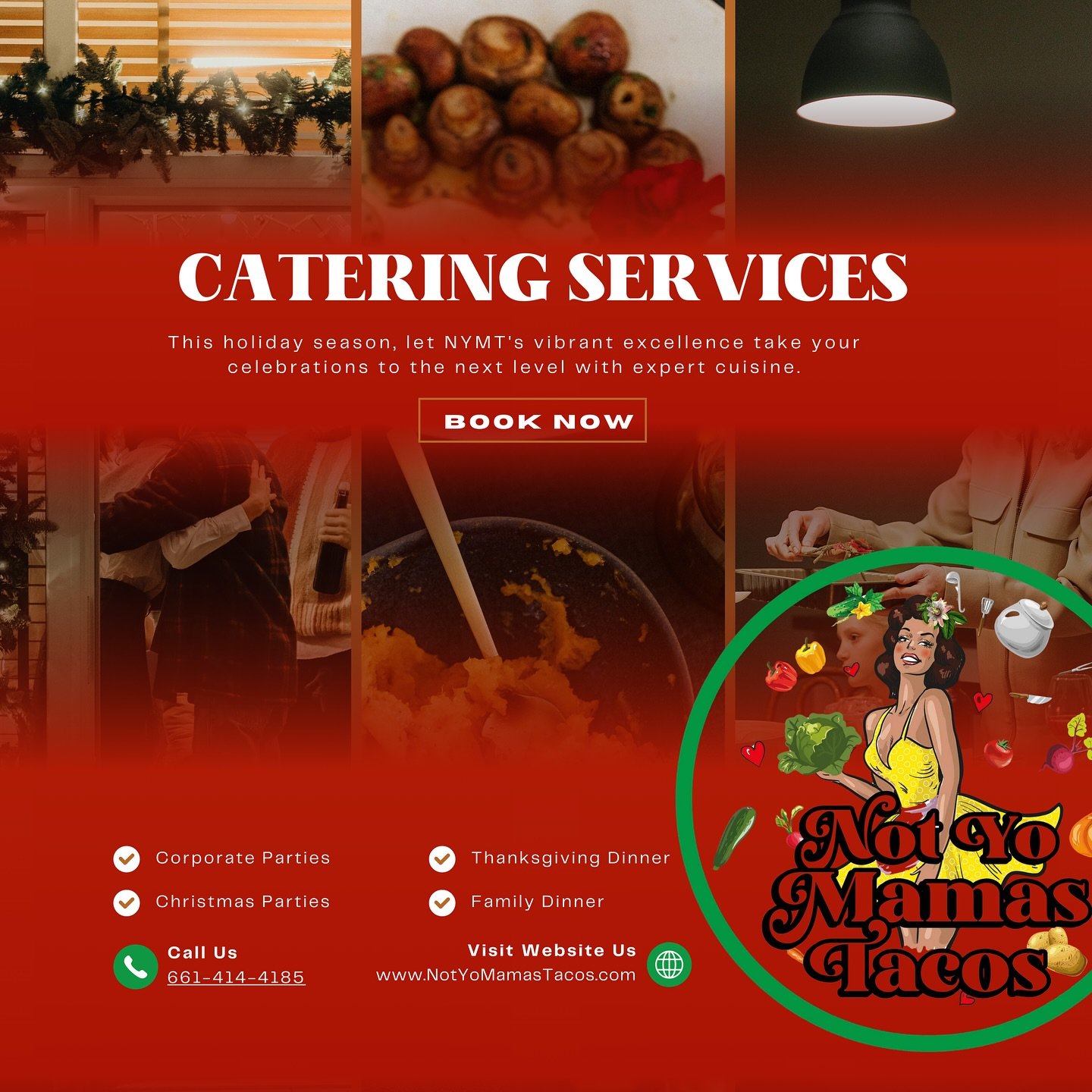 It&rsquo;s not too late to book a feast! We want to help you wow your guests, while feeling your best. 

Check out our extensive plate list on our website to see what we can cook up for your dinner menu!! 

Feel free to call us at the number above or