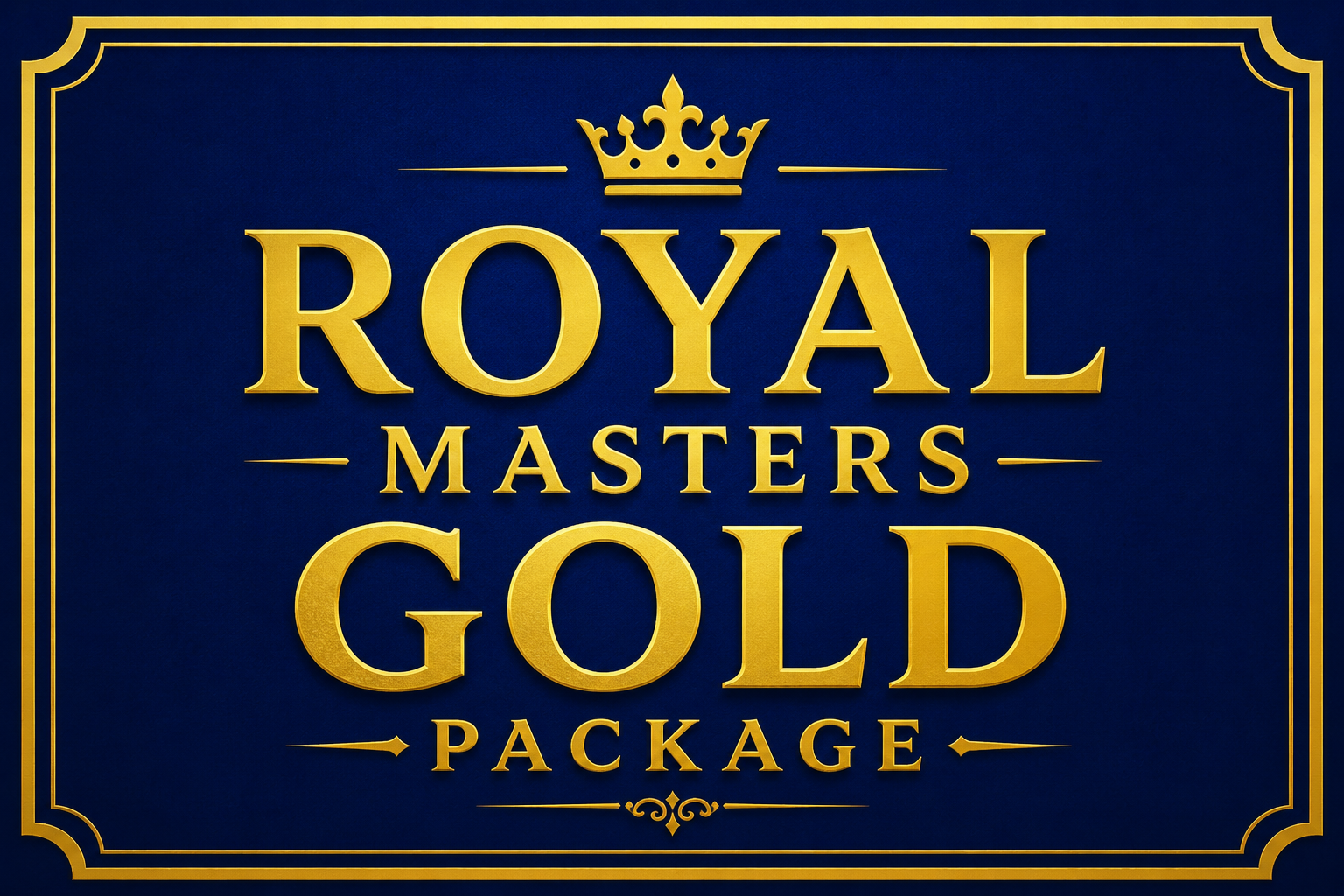 Royal Masters Gold Package