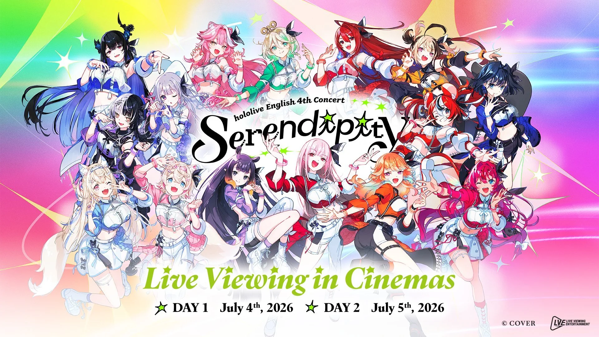 hololive English 4th Concert -Serendipity- Coming to Cinemas Worldwide