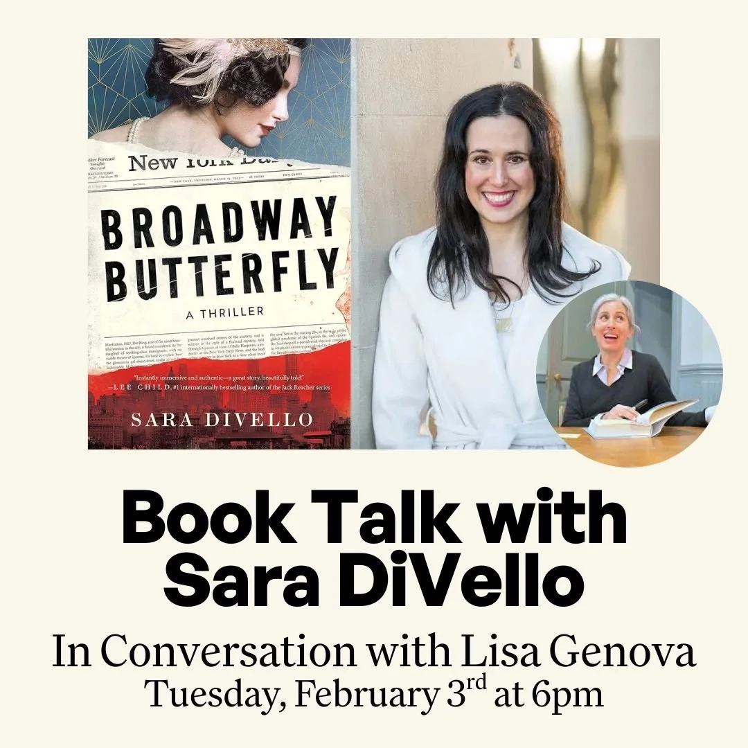 Book Talk with Sara DiVello in conversation with Lisa Genova