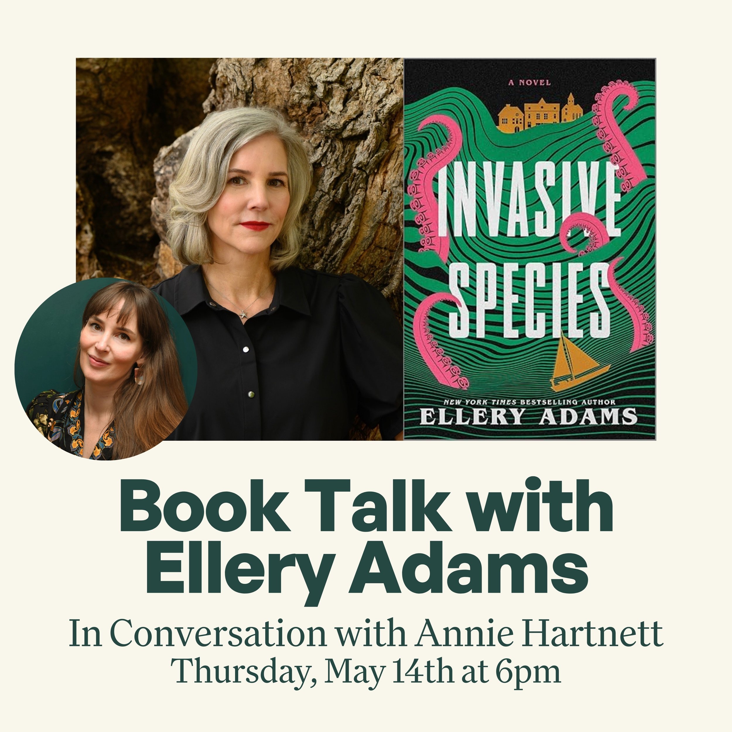 Book Talk with Ellery Adams in Conversation with Annie Hartnett