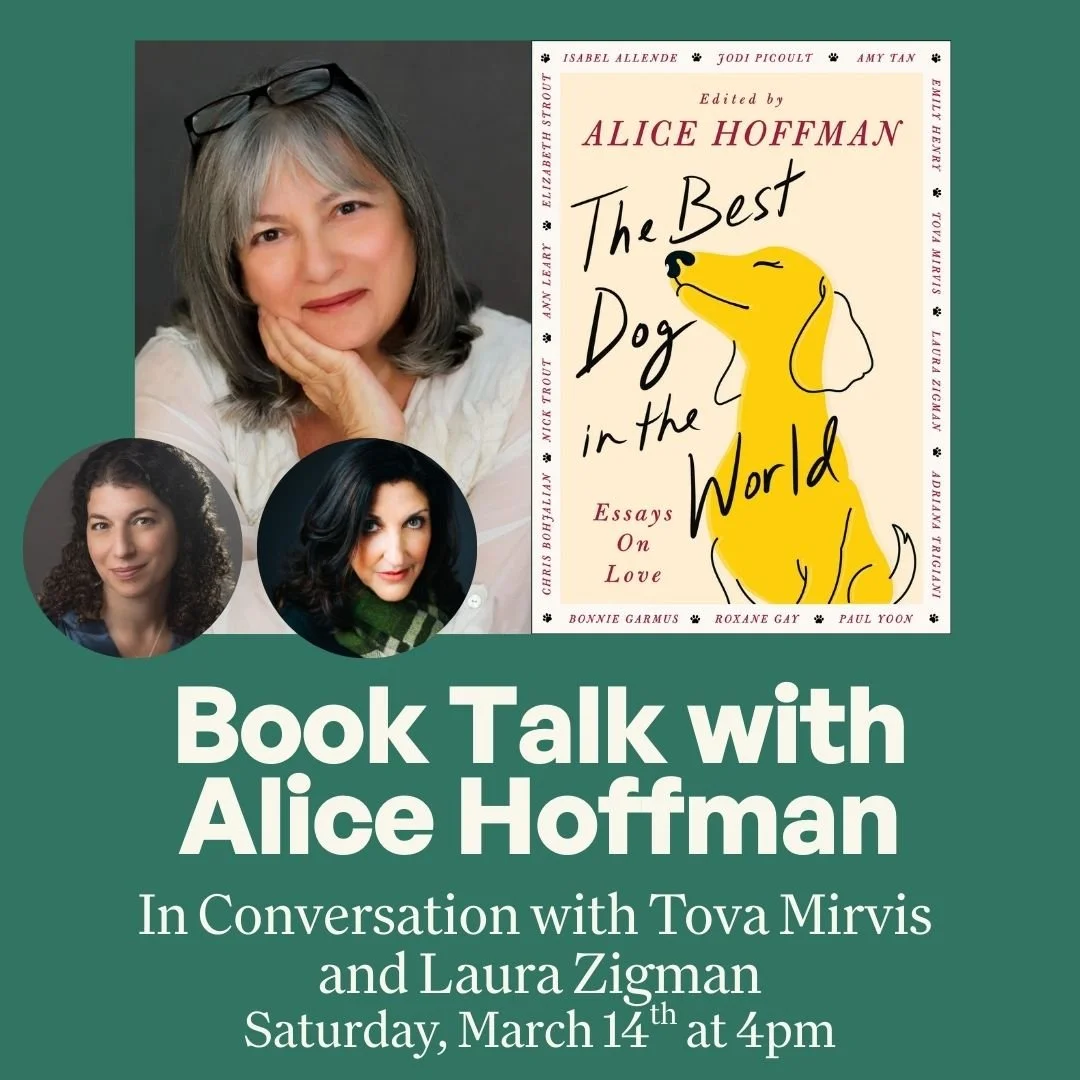 Book Talk with Alice Hoffman in Conversation with Tova Mirvis and Laura Zigman