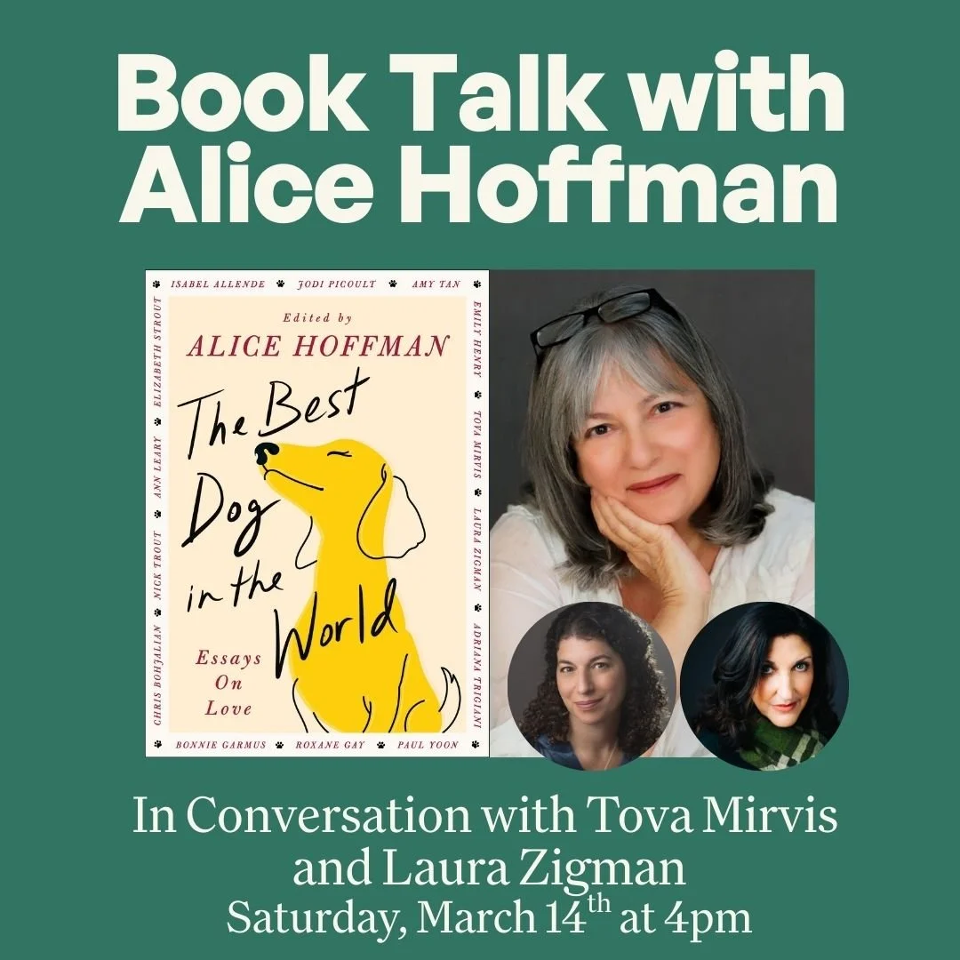 Book Talk with Alice Hoffman in Conversation with Tova Mirvis and Laura Zigman