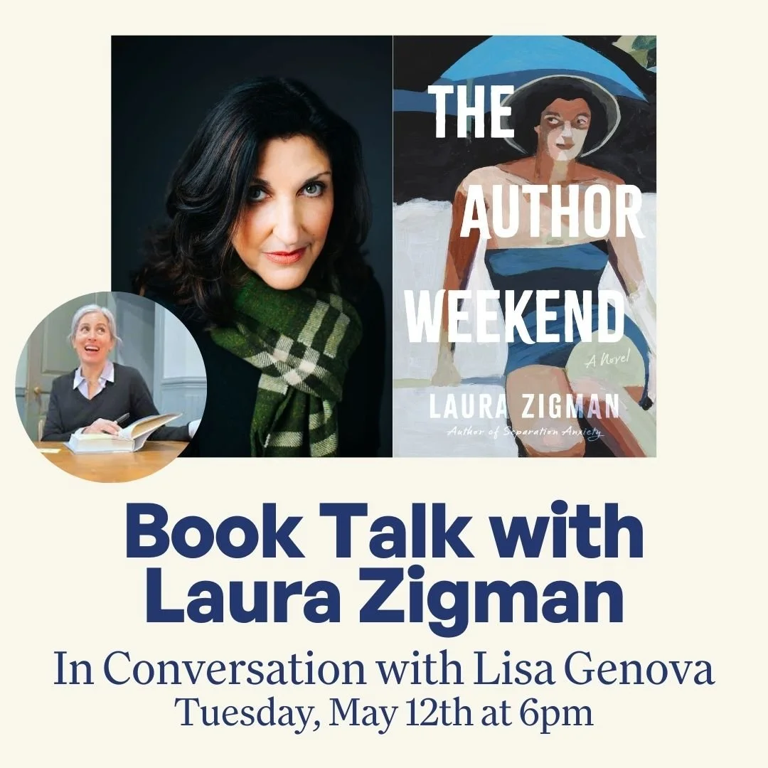Book Talk with Laura Zigman in Conversation with Lisa Genova