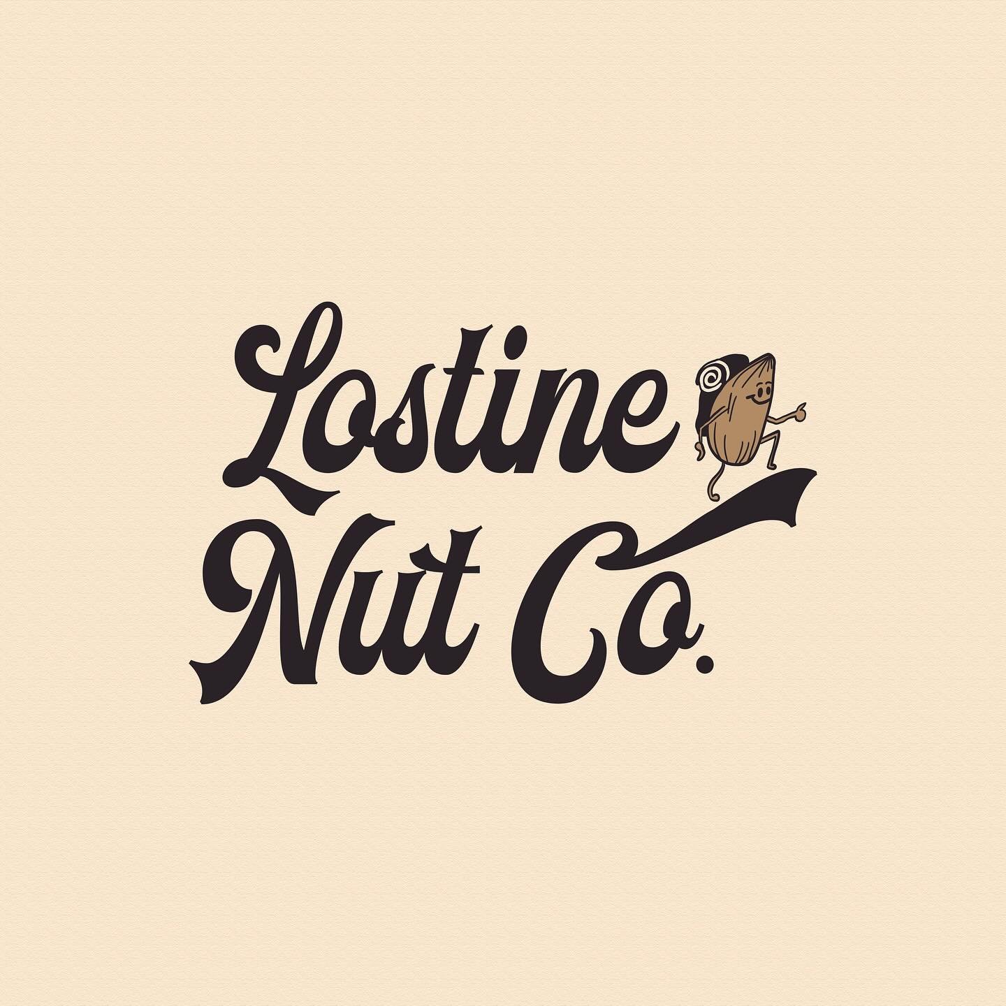 Logo design for @lostine_nut_co 🥜🏔️

This veteran + family-owned business makes delicious German-roasted nuts out of Lostine, OR. I had a blast designing their lil backpacking nut mascot 😀 

Grab some gourmet Lostine Nut Co. packs for your next ad
