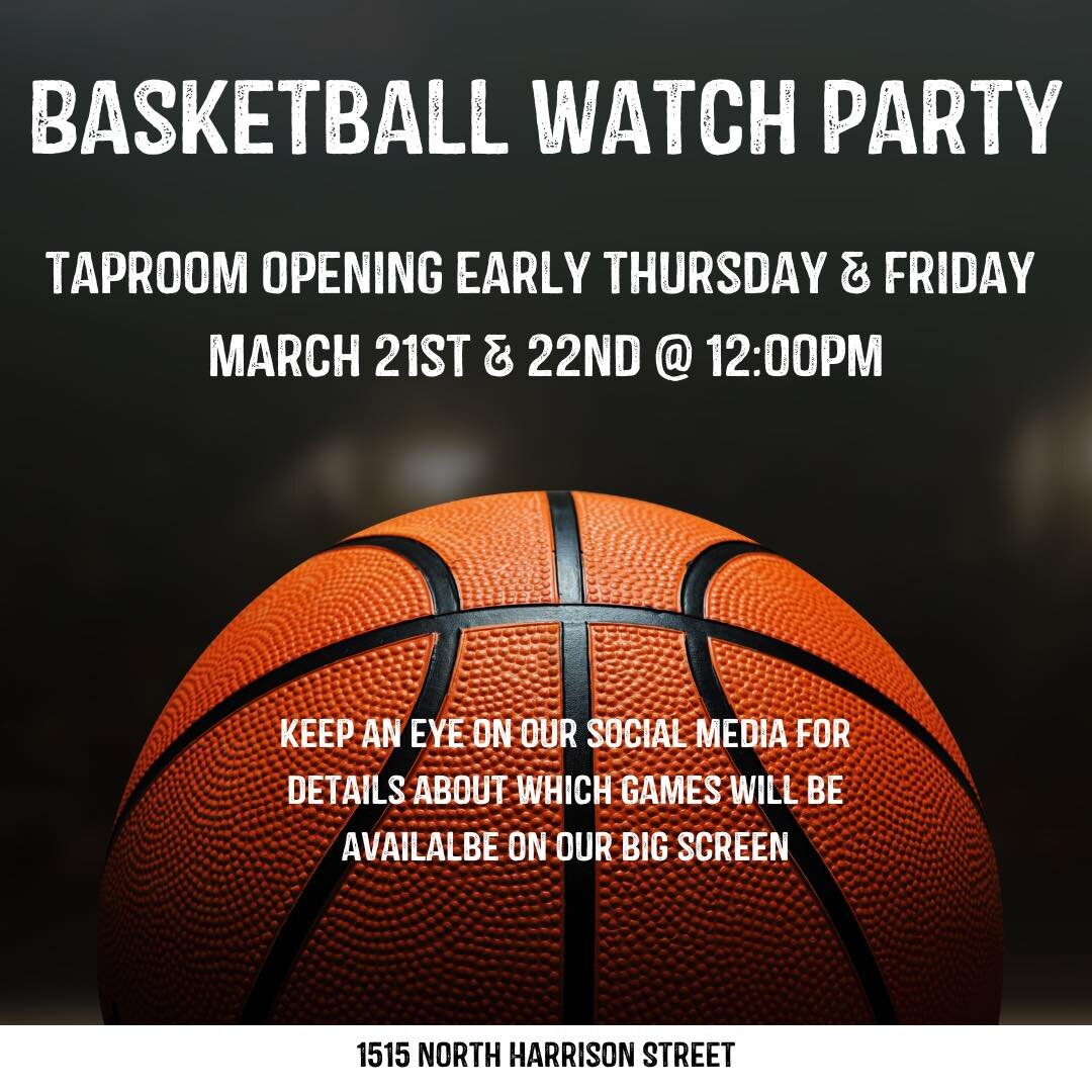 Opening early next week on Thursday and Friday with basketball on the big screen! Stay turned for more details on which games we&rsquo;ll be showing. 🏀