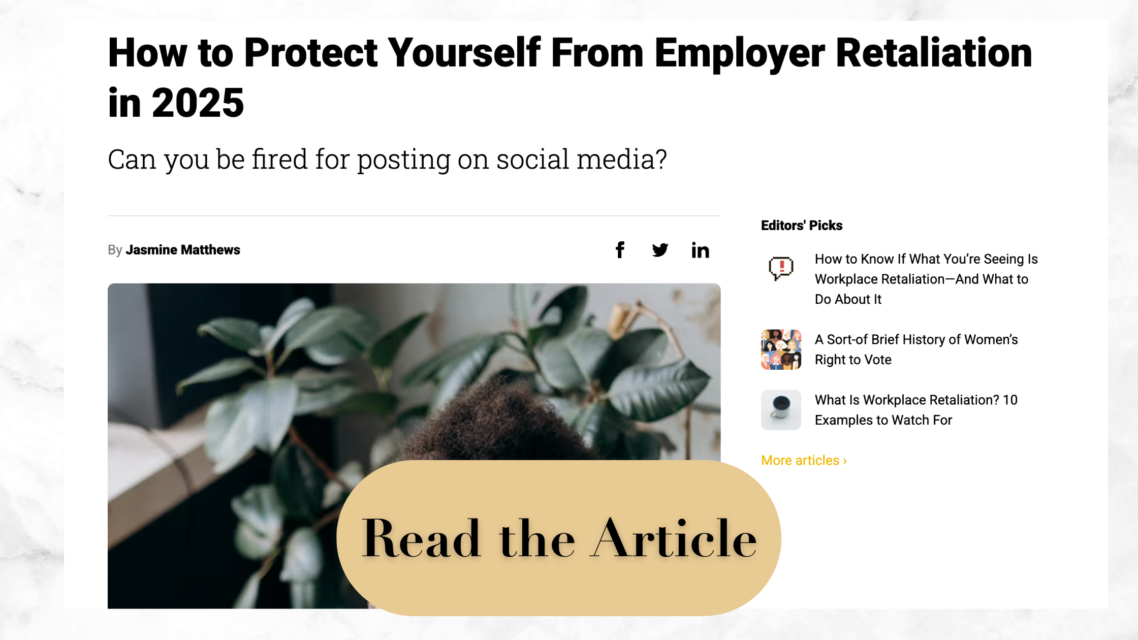 Featured on InHerSight.com