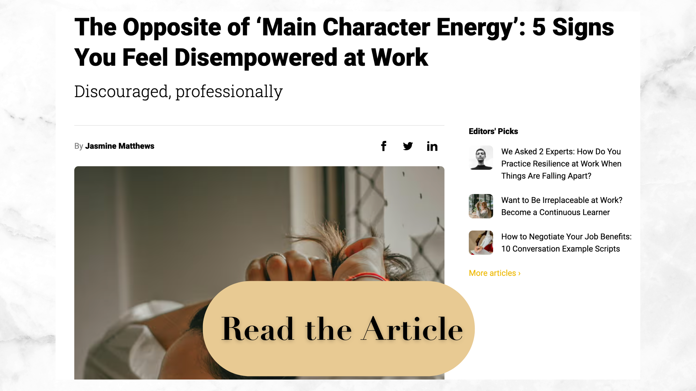 Featured on InHerSight.com