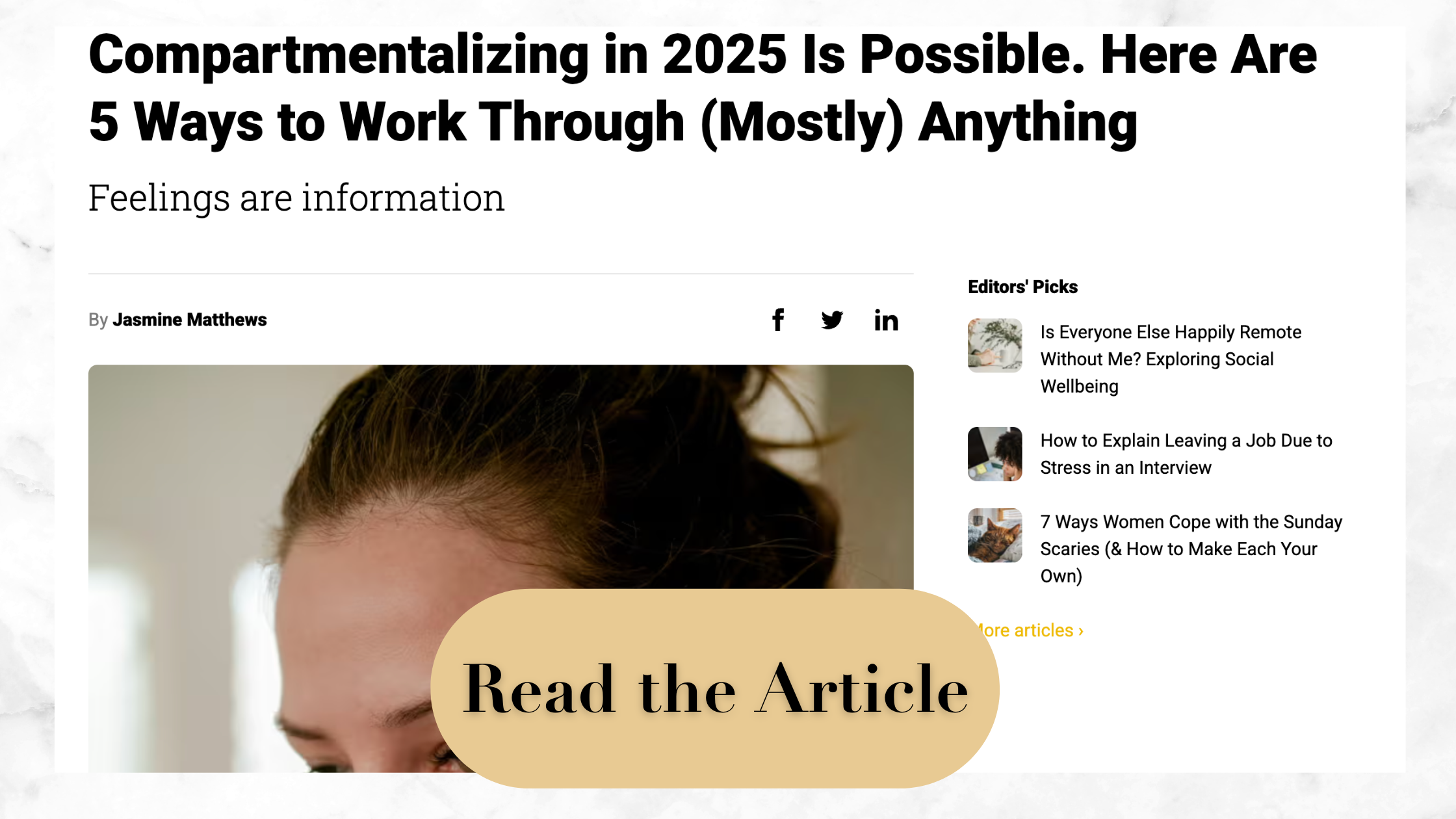 Featured on InHerSight.com