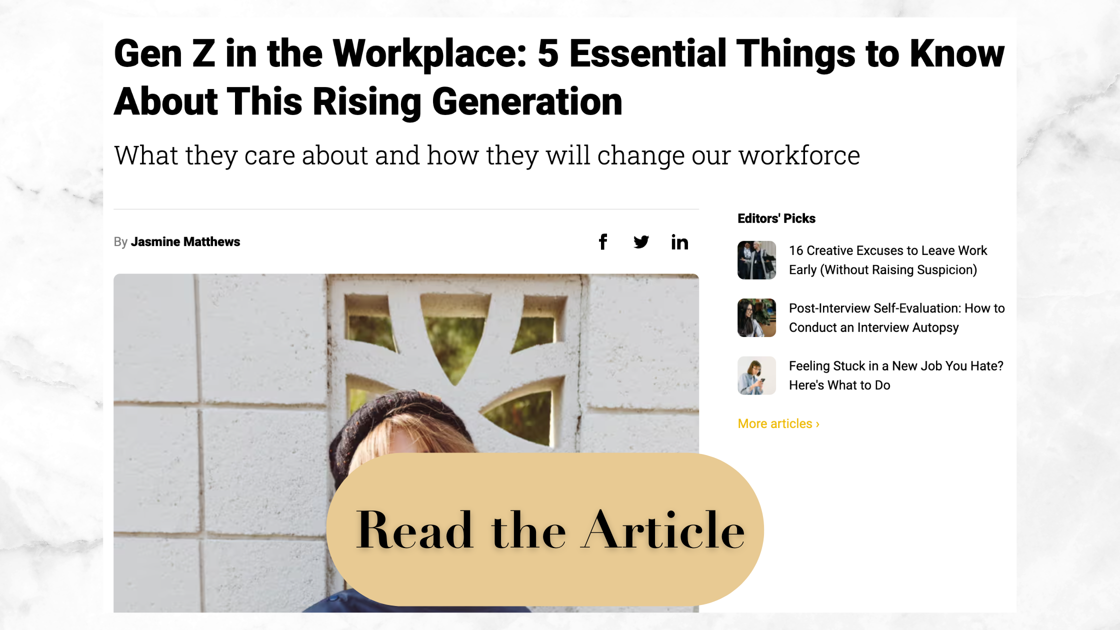 Featured on InHerSight.com