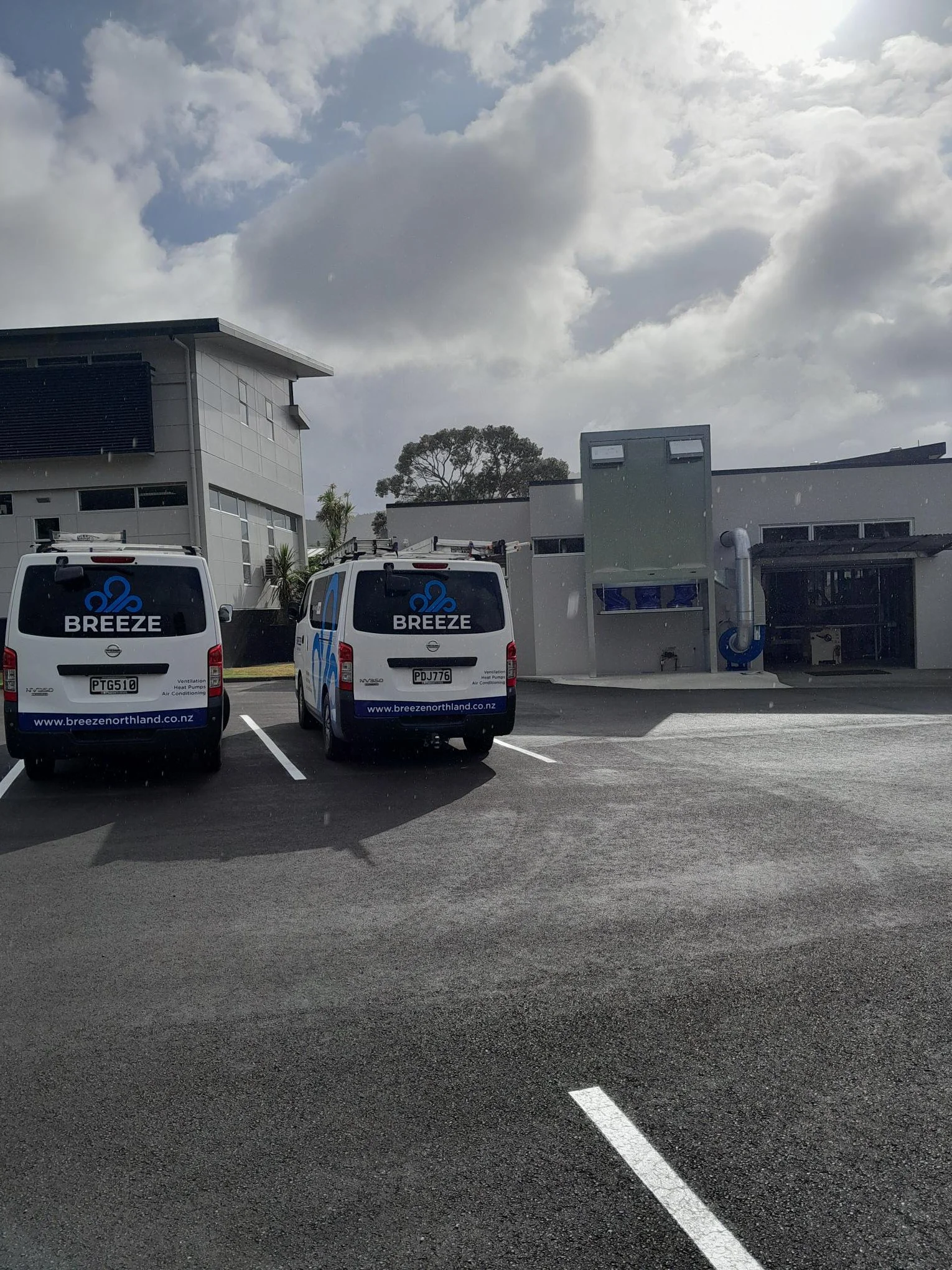Breeze Northland commercial Dust extraction installation