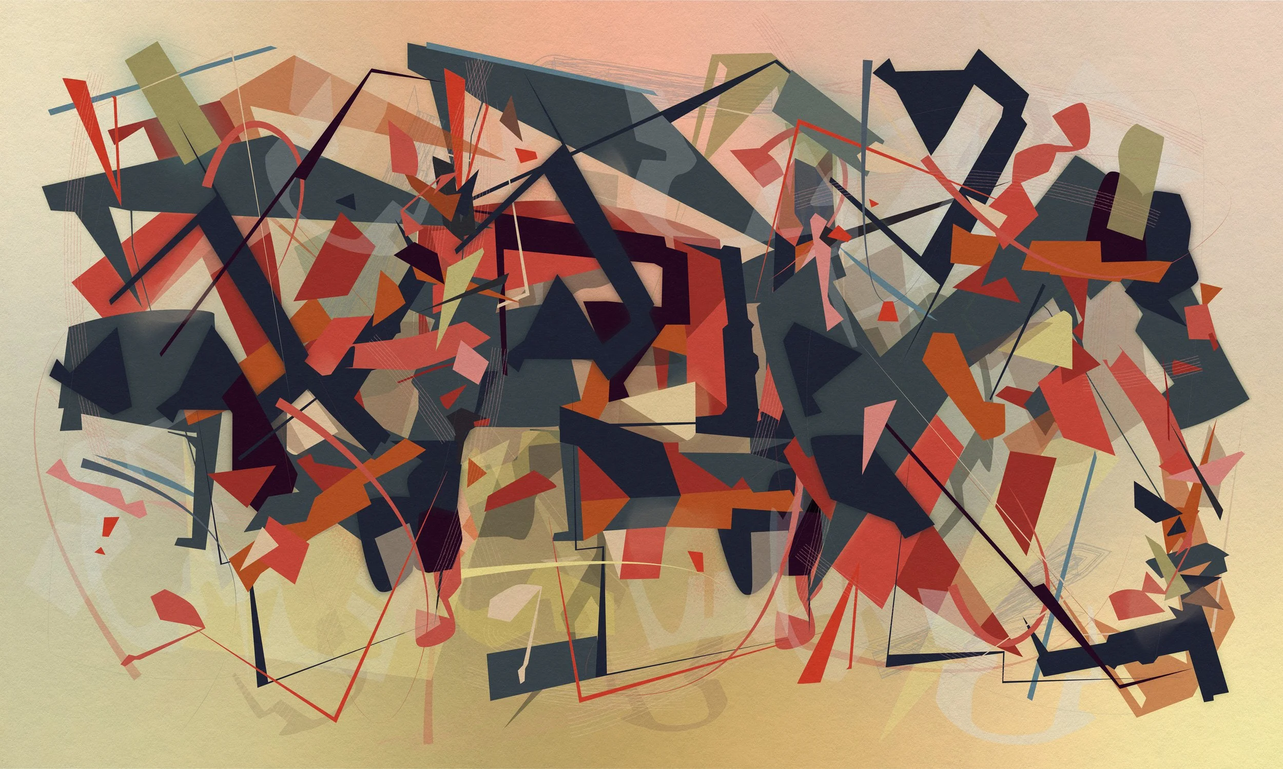 Pick Up Sticks, 2026 • Giclée Print • 15 X 25 • Edition of 5
