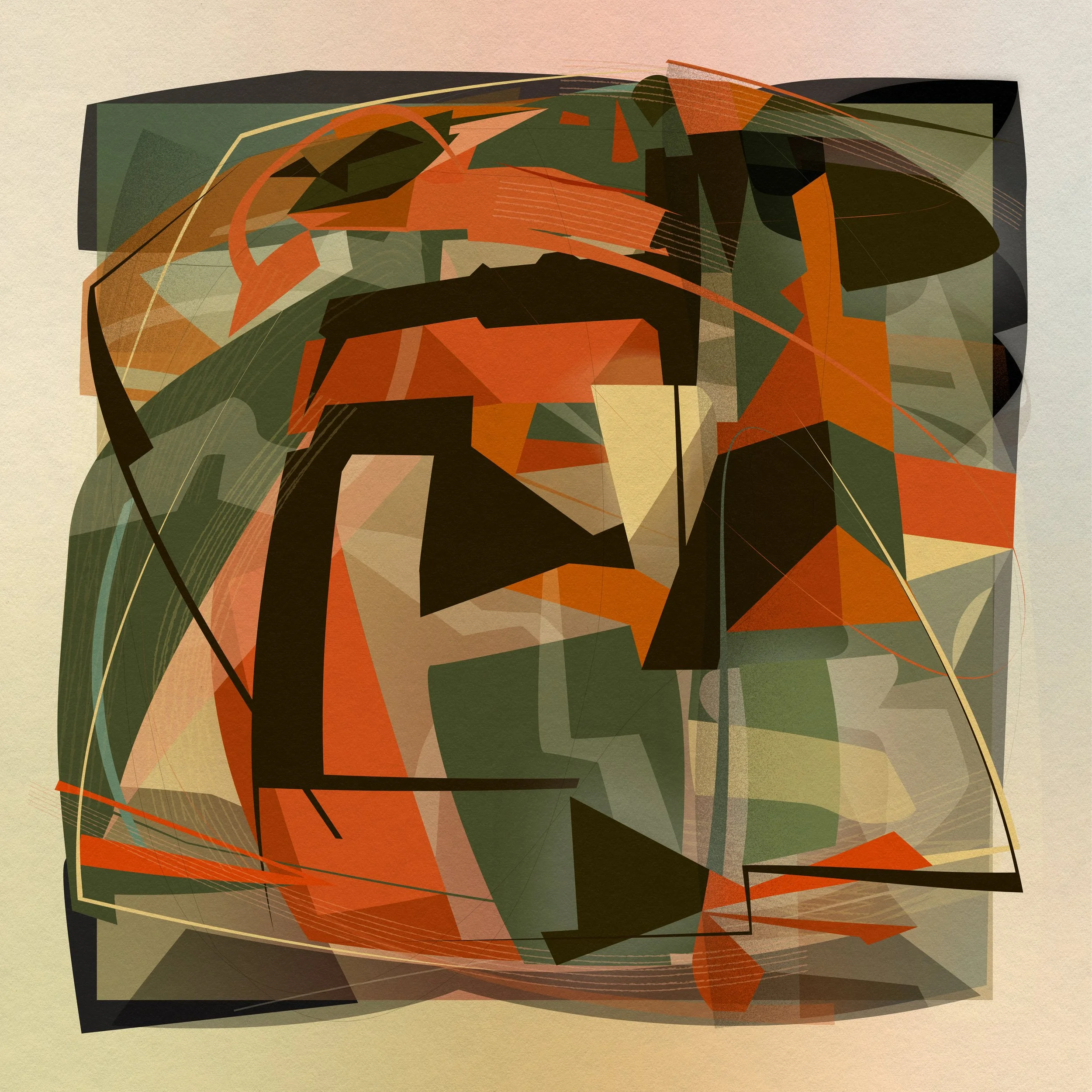 Unsquare Dance, 2024 • Giclée Print • 15 x 15 • Edition of 10