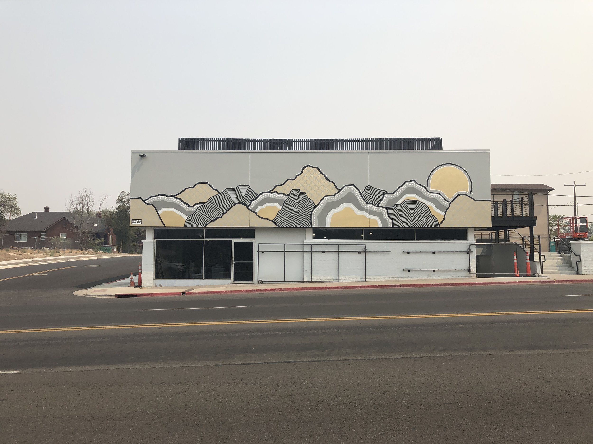 Mural for a commercial building, Reno, NV, 2021
50’x15’