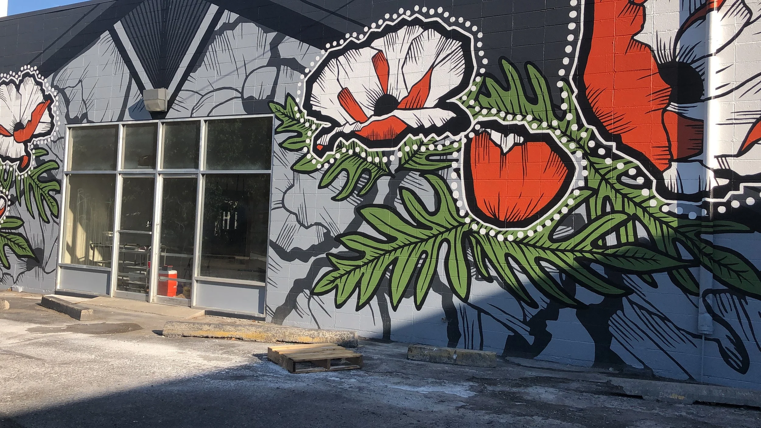 Mural for Rounds Bakery, Reno, NV, 2021
60’x20’