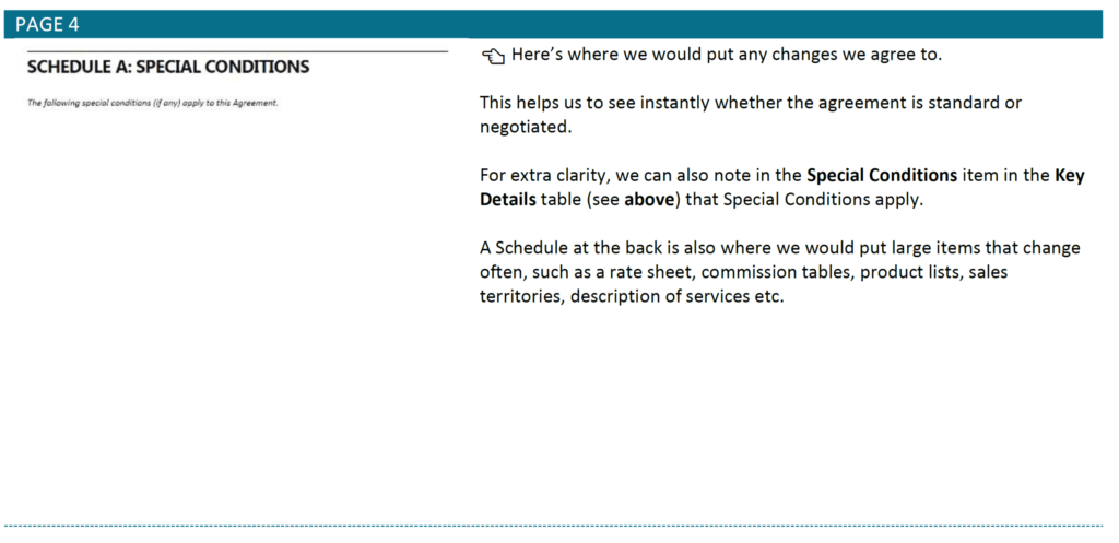 Example of Mutual Confidentiality Agreement Page 4 - Special Conditions