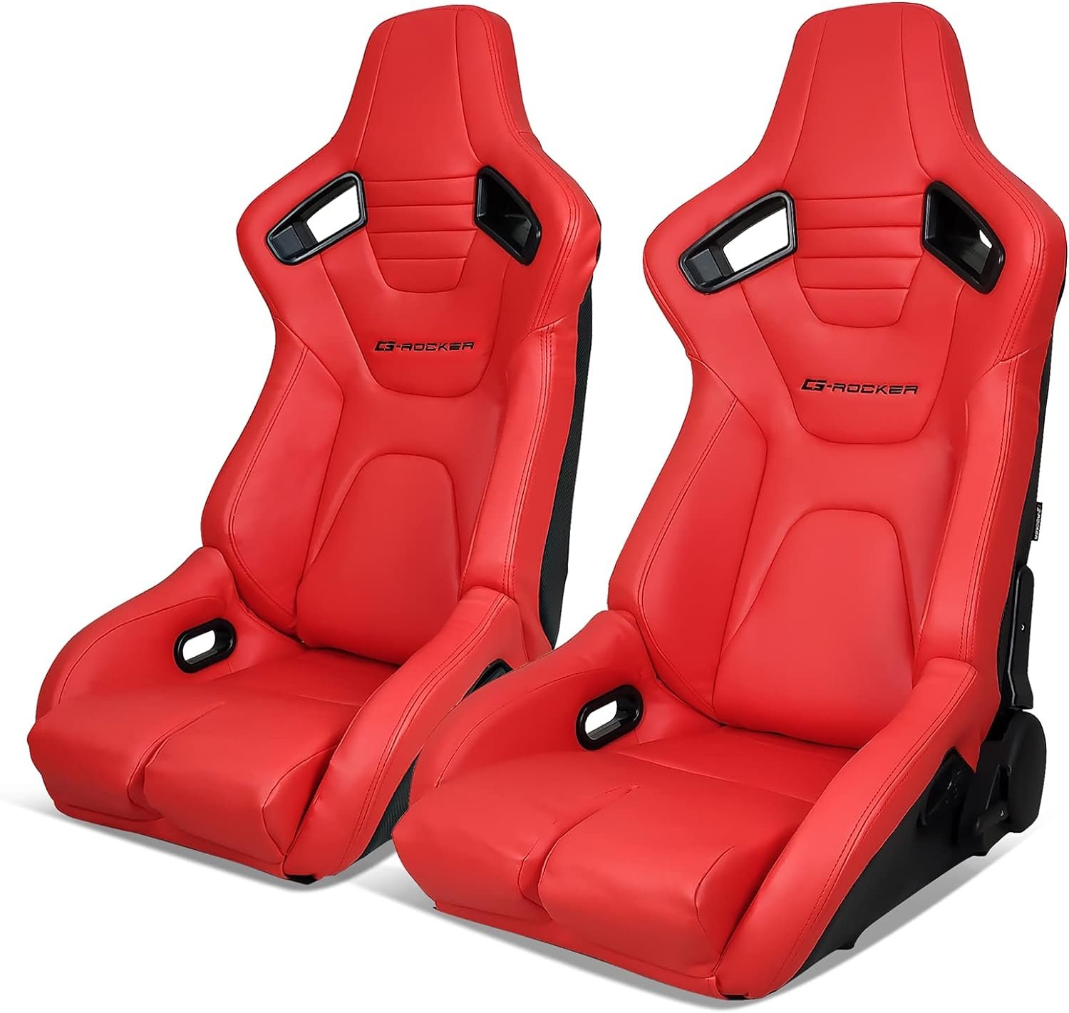 IKON MOTORSPORTS - Red Bucket Racing Seat Pair