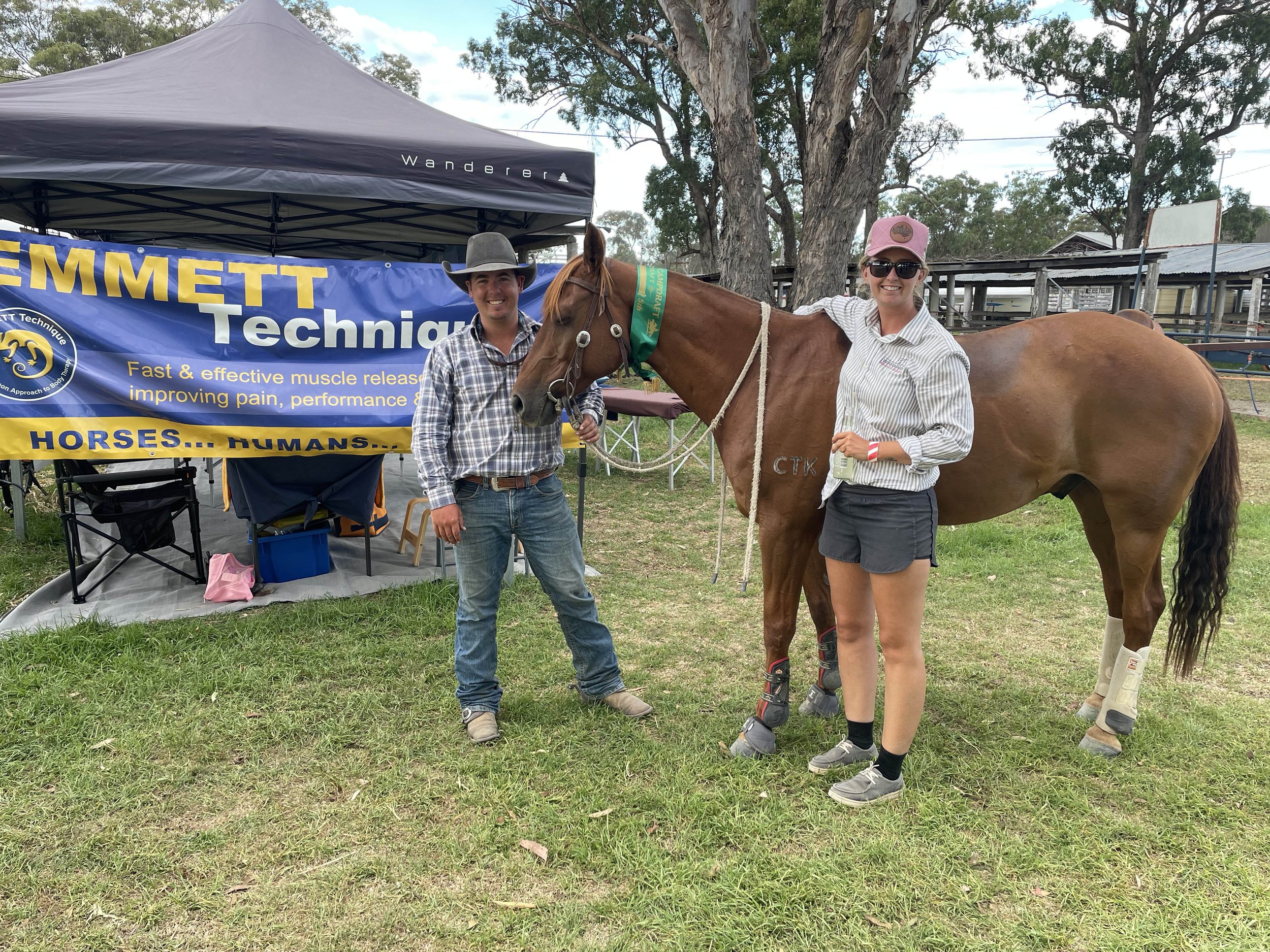 Jack & Cricket 3rd in Open draft at Stanthorpe