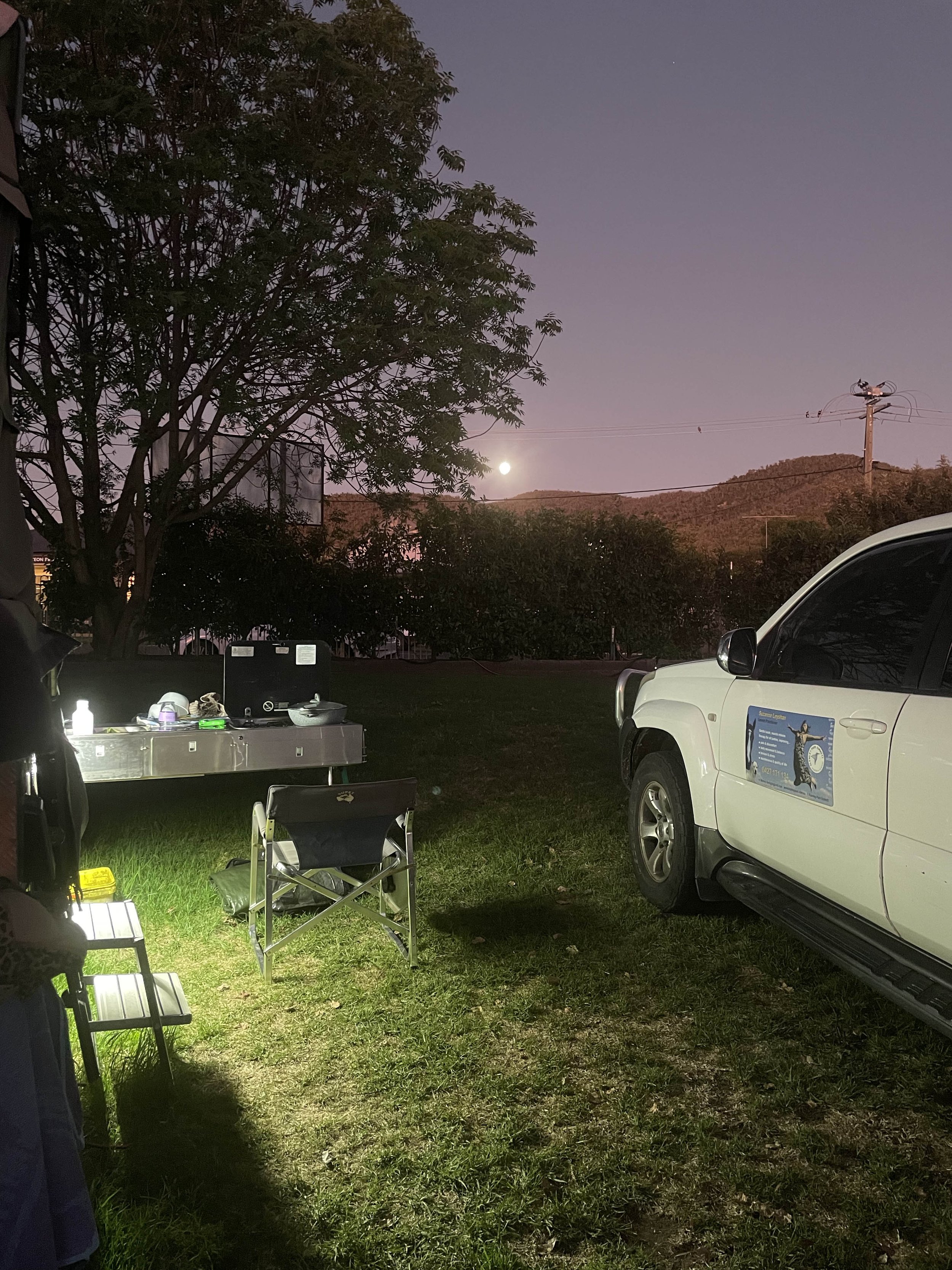 At the Big4 Caravan Park, Tamworth