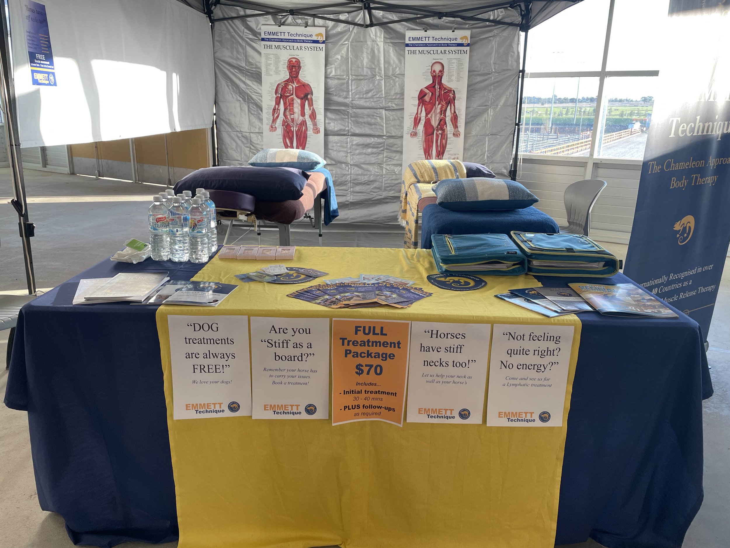 Set up at National Barrel Racing Finals, Tamworth 2022