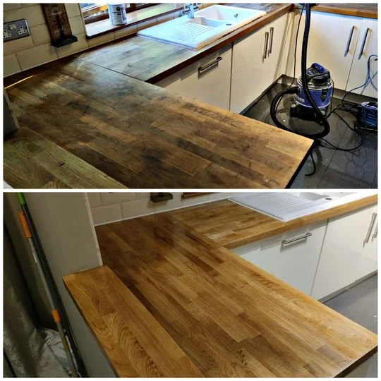 Wood Worktop Restoration