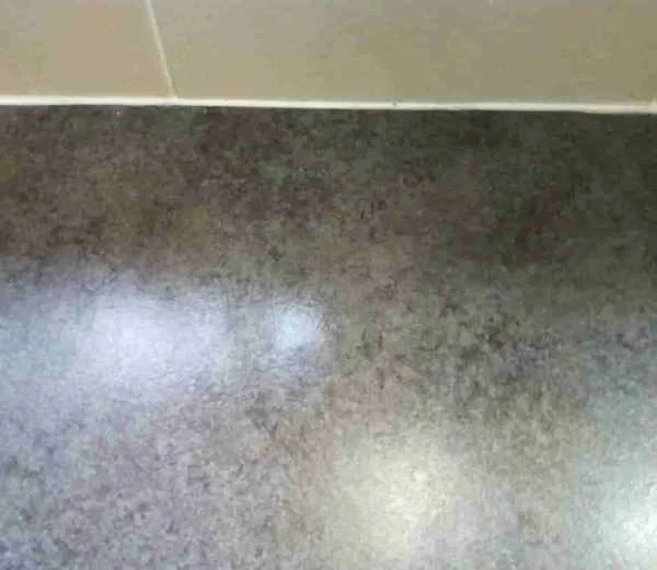 Laminate worktop stain repaired and looks invisible