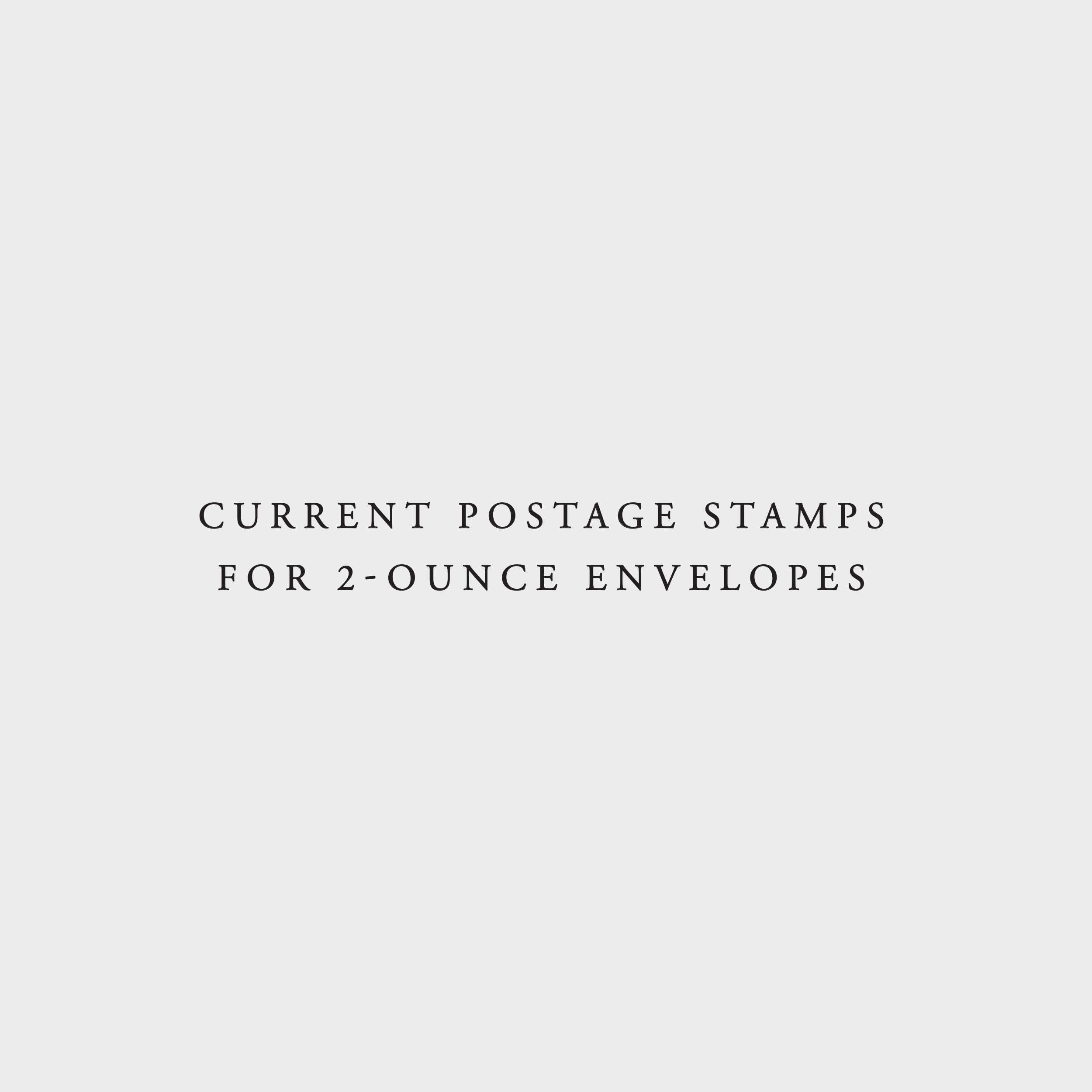 Current Postage Stamps for 1Ounce Envelopes — Little Carabao Studio