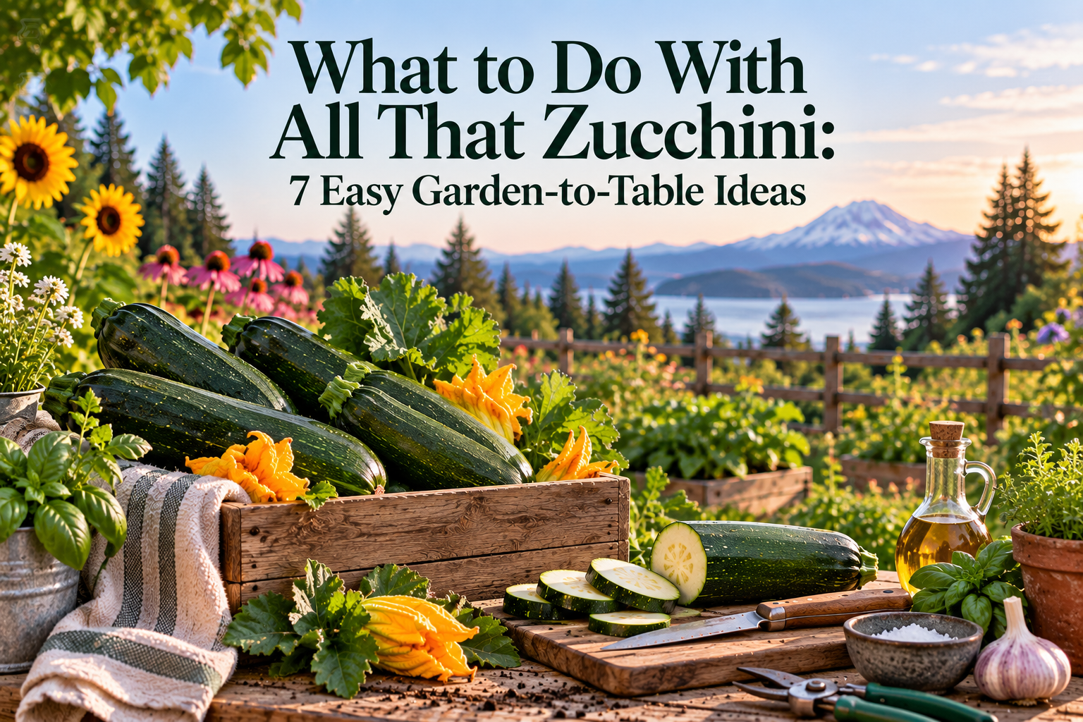 What to Do With All That Zucchini: 7 Easy Garden-to-Table Ideas