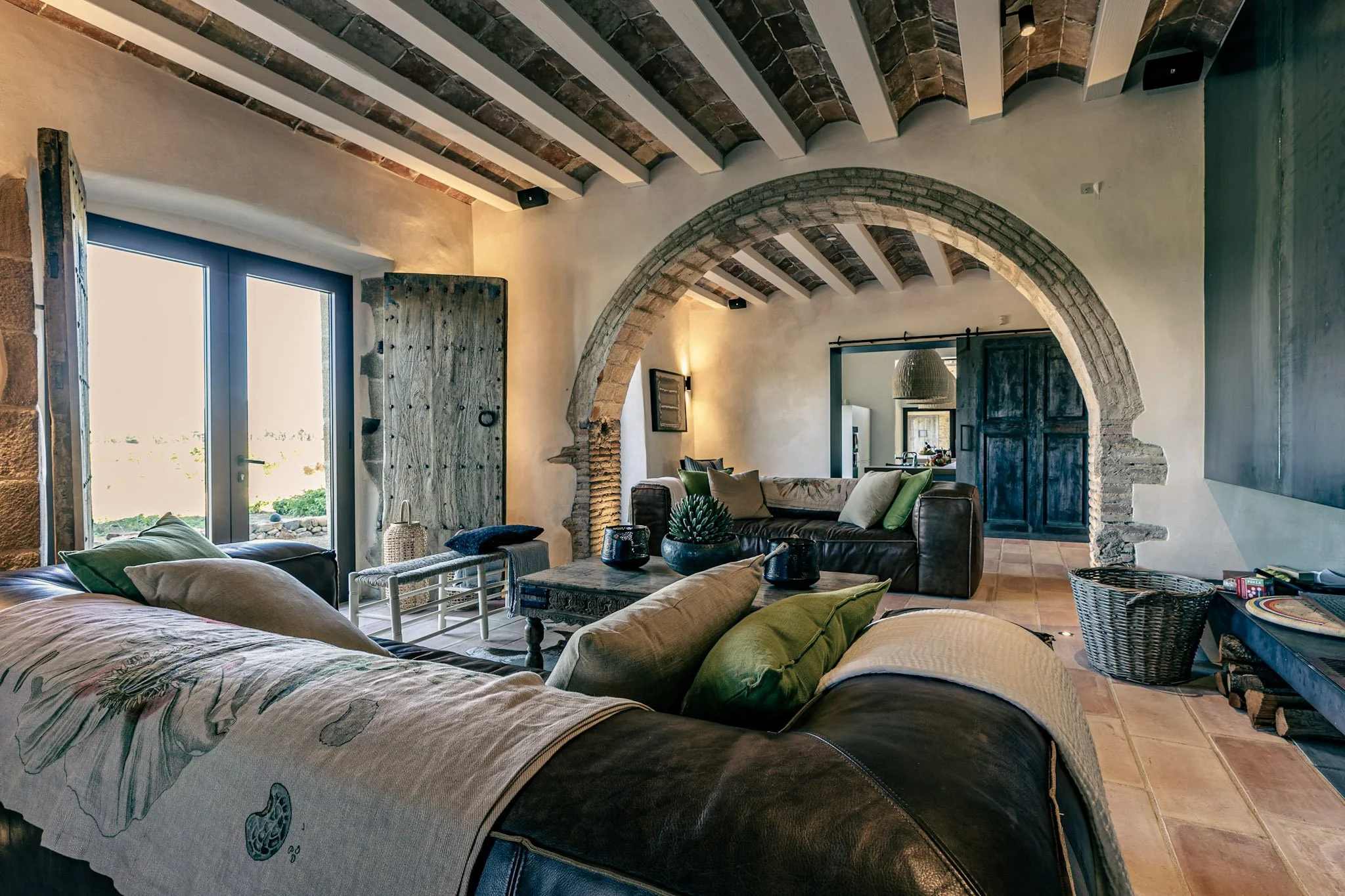 Beautiful interior at La Cura.
