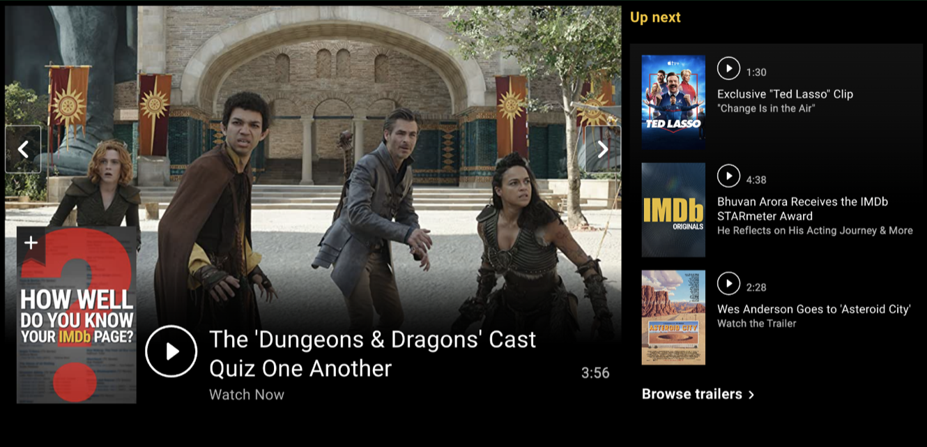 IMDb Web Title Subpages Redesign