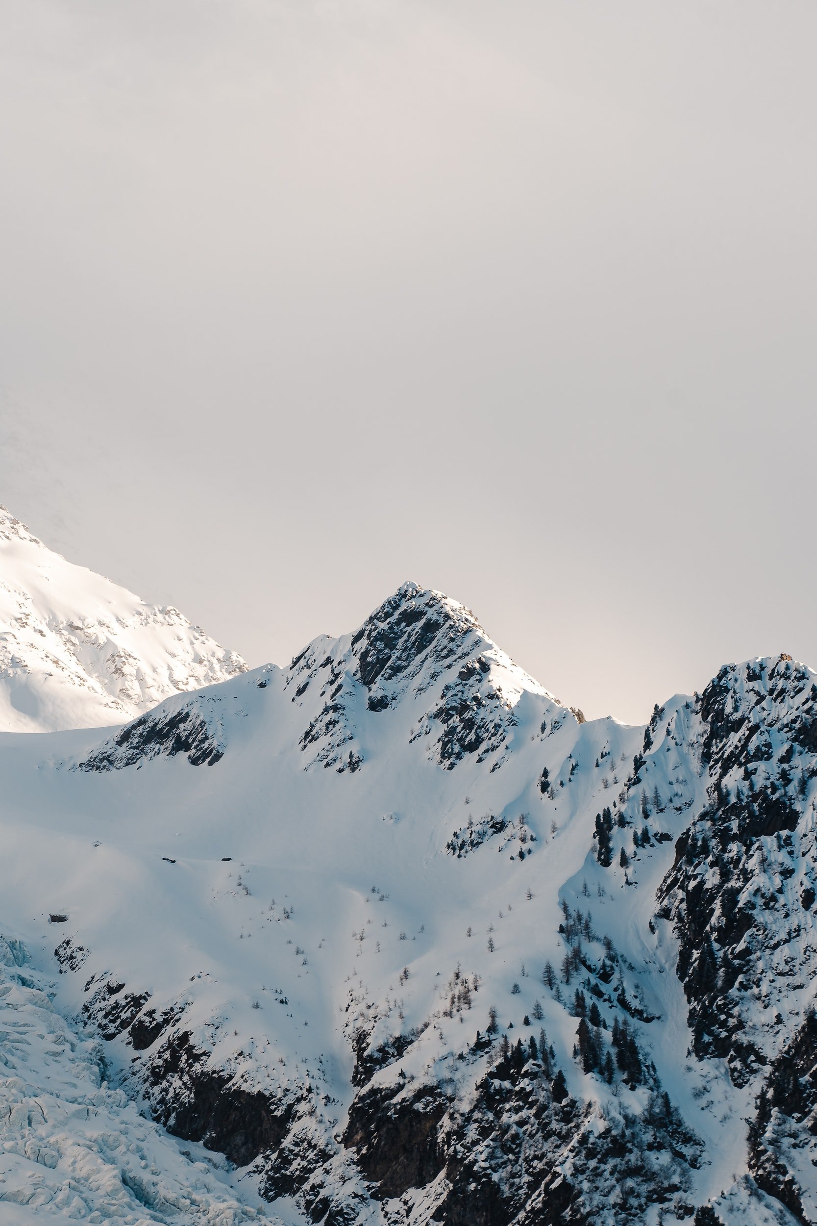 Snow-covered mountains