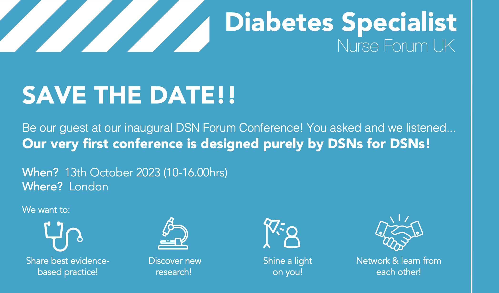 Diabetes Specialist Nurse Forum UK to host inaugural conference