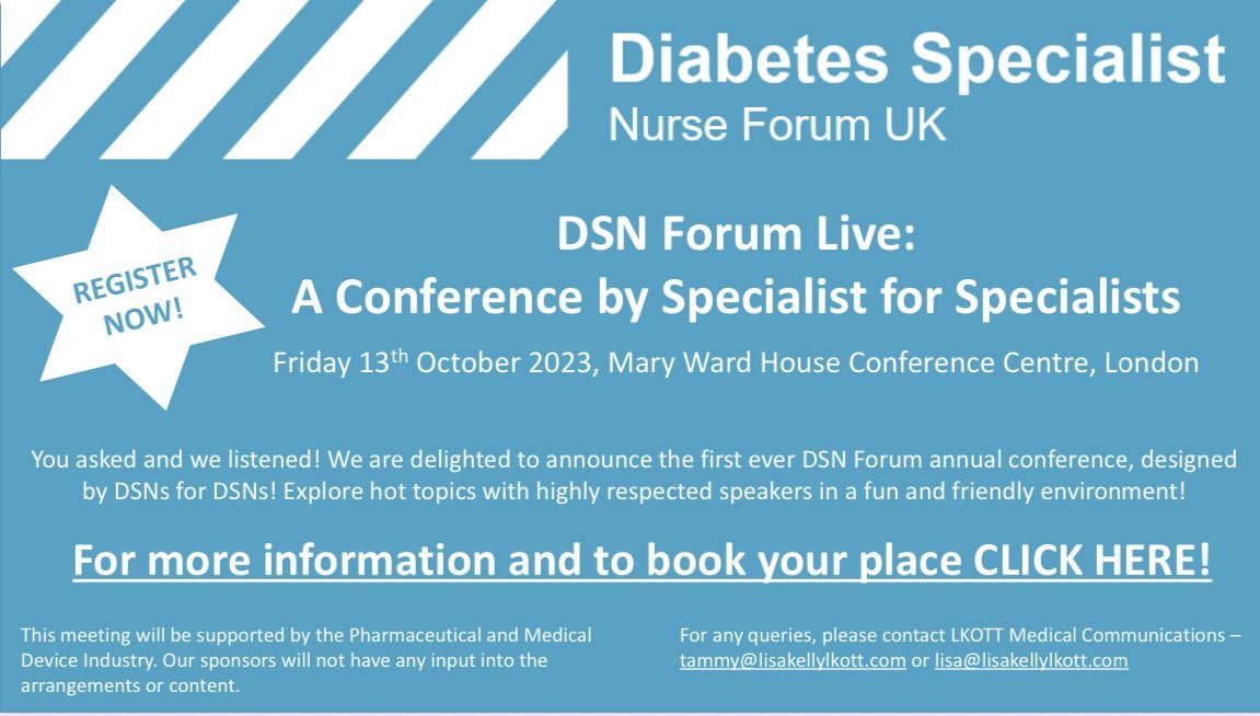 Agenda for inaugural diabetes specialist nurse event set