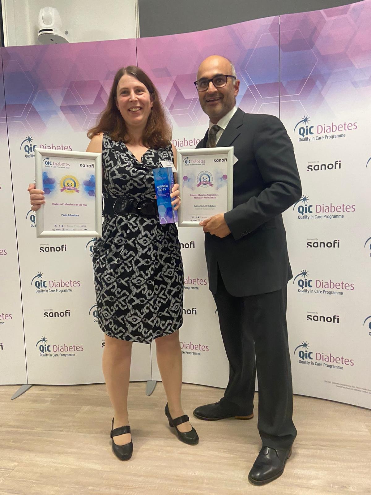Specialist diabetes nurse wins prestigious national award