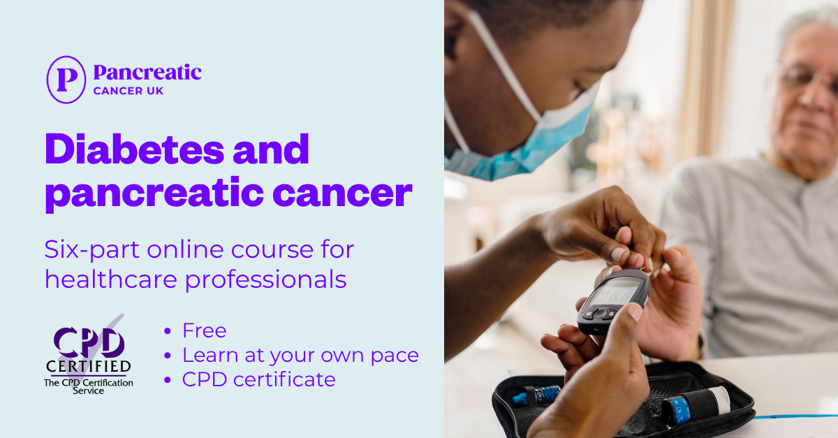 Pancreatic Cancer UK launches first-of-its-kind&nbsp;diabetes and pancreatic cancer