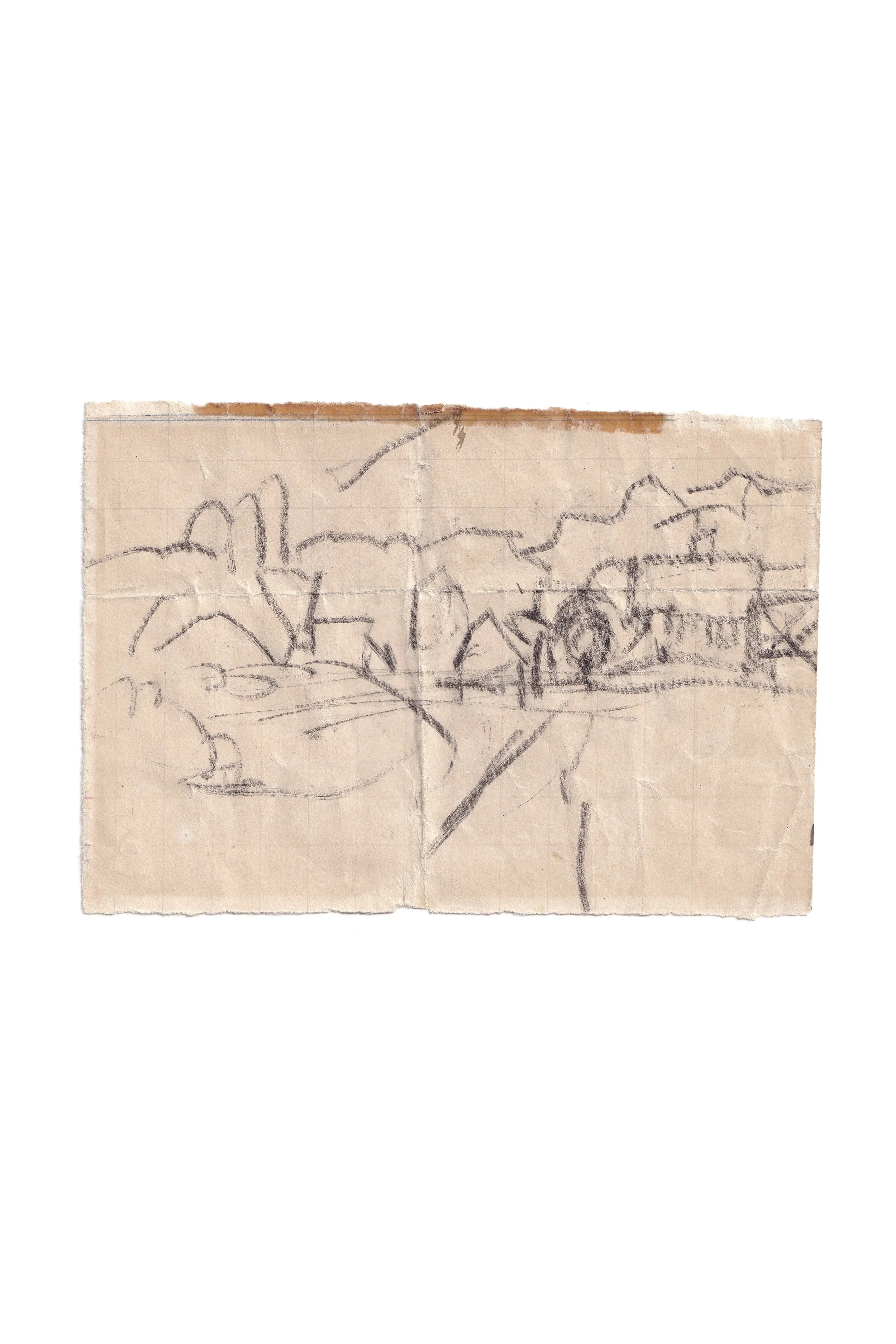Pierre Bonnard (1869–1954) Village sketch