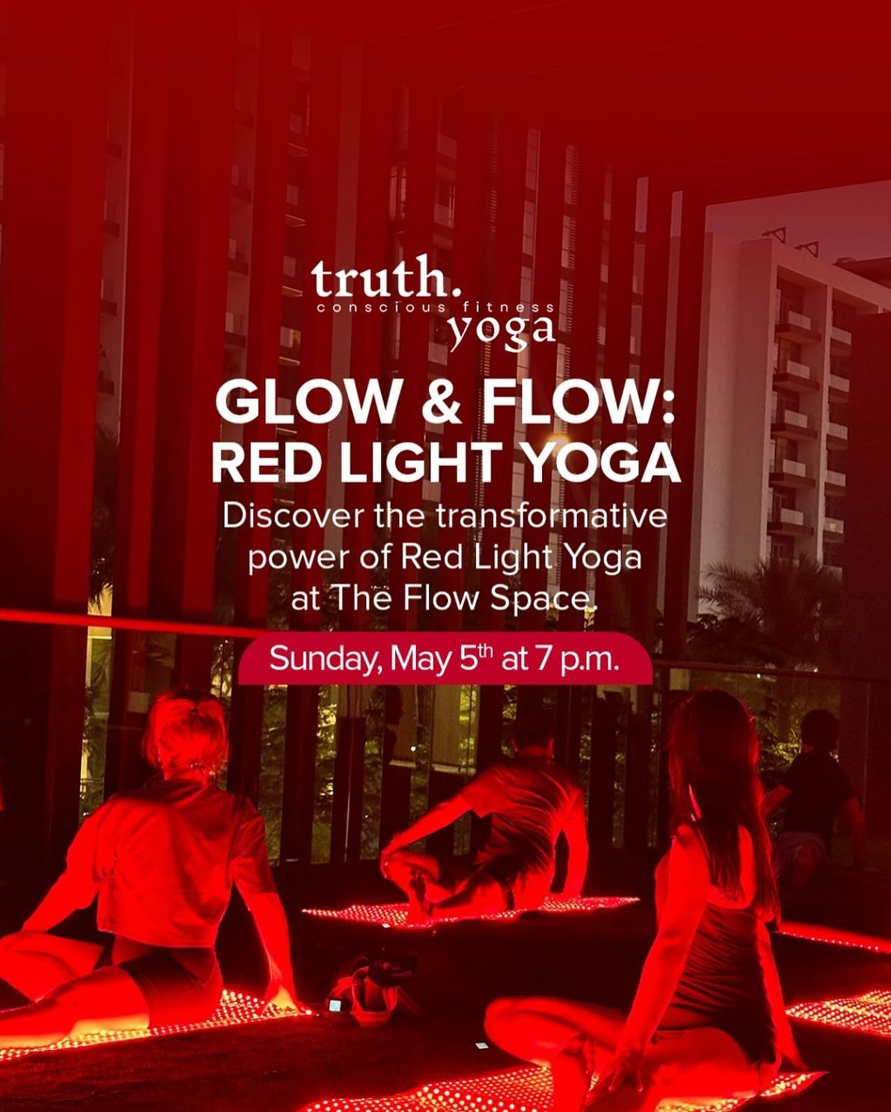 Join us for a power Yoga flow on our Red Light Mats at the Flow space this Sunday, May 5th, at 7 pm. Let&rsquo;s unwind, stretch, and find inner peace together. All are welcome to experience the bliss of yoga with us!

@theflowspace_dxb 

 #YogaFlow 