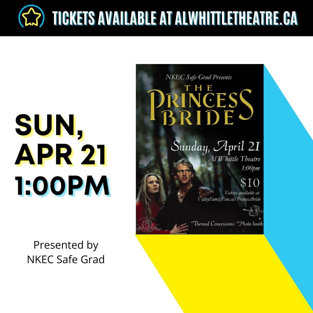 📽️ The Princess Bride 📽️

A bedridden boy's grandfather reads him the story of a farmboy-turned-pirate who encounters numerous obstacles, enemies and allies in his quest to be reunited with his true love.

Presented by NKEC Safe Grad

⭐ Adventure ⭐