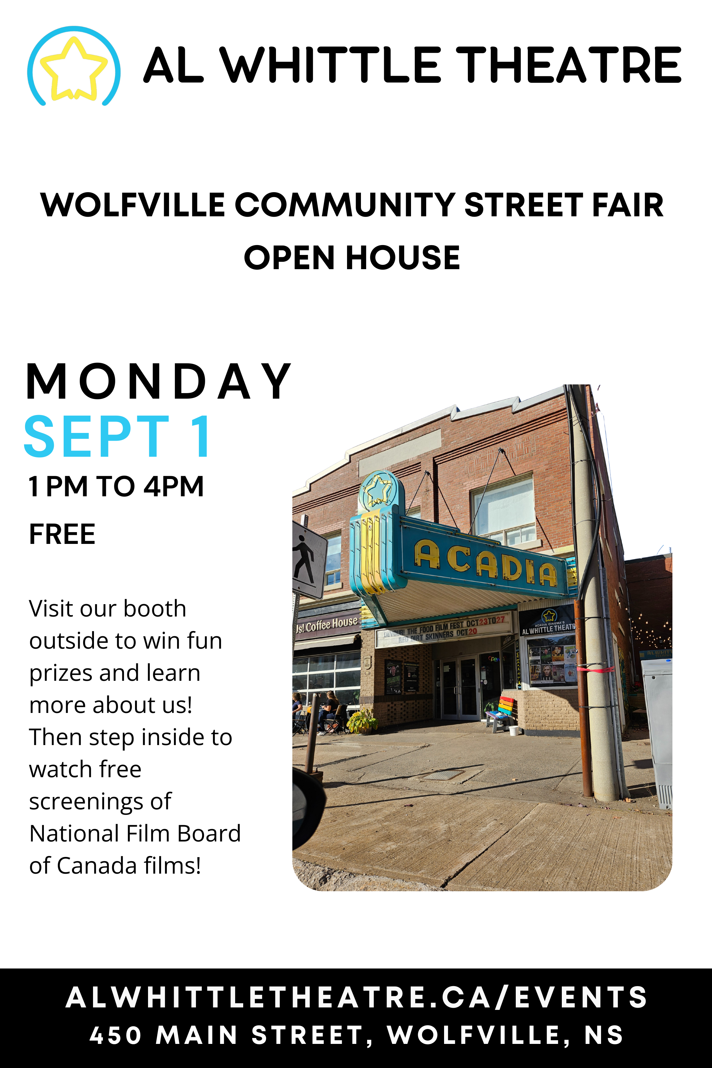 Wolfville Community Street Fair and Open House