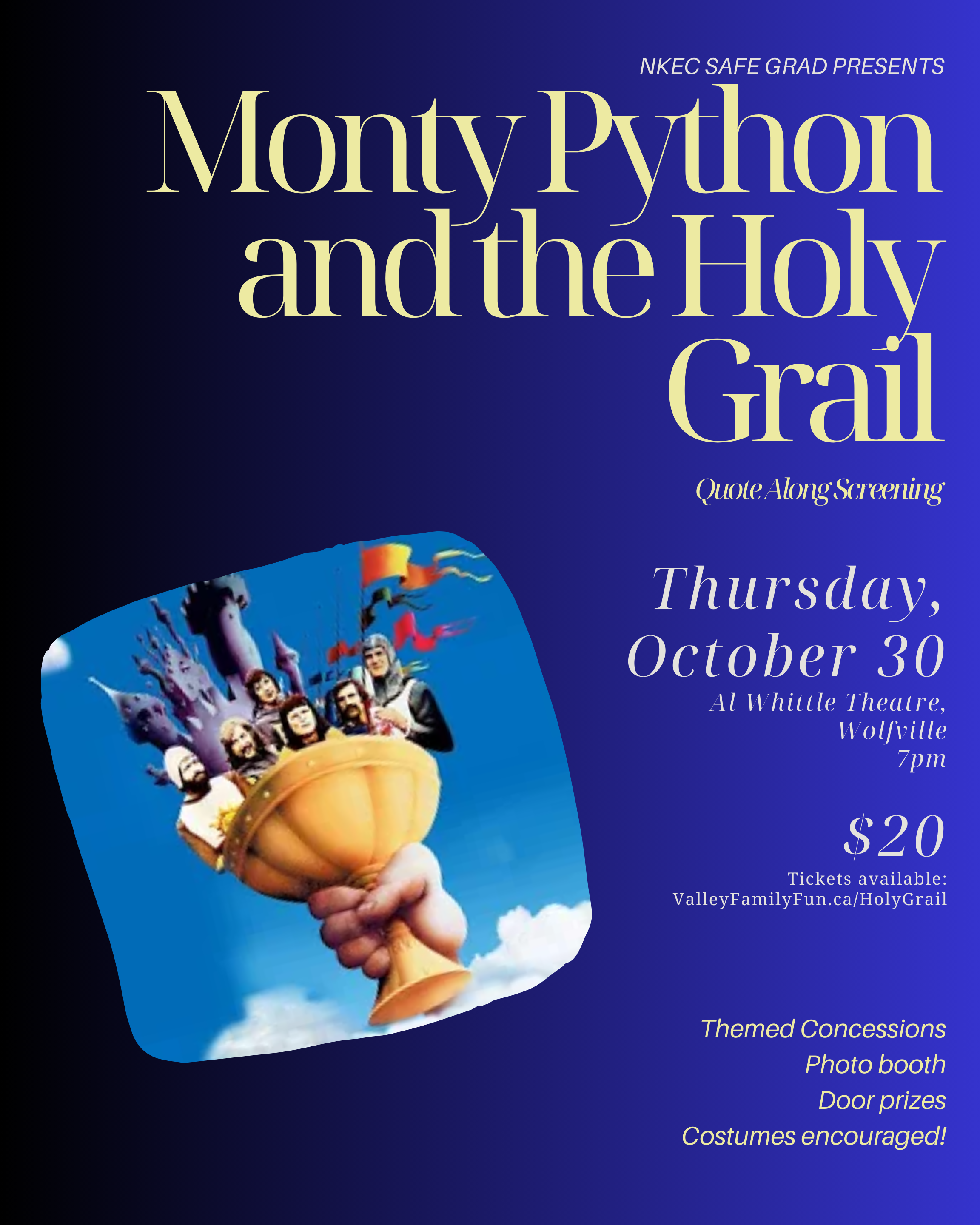 Monty Python and the Holy Grail — 7pm