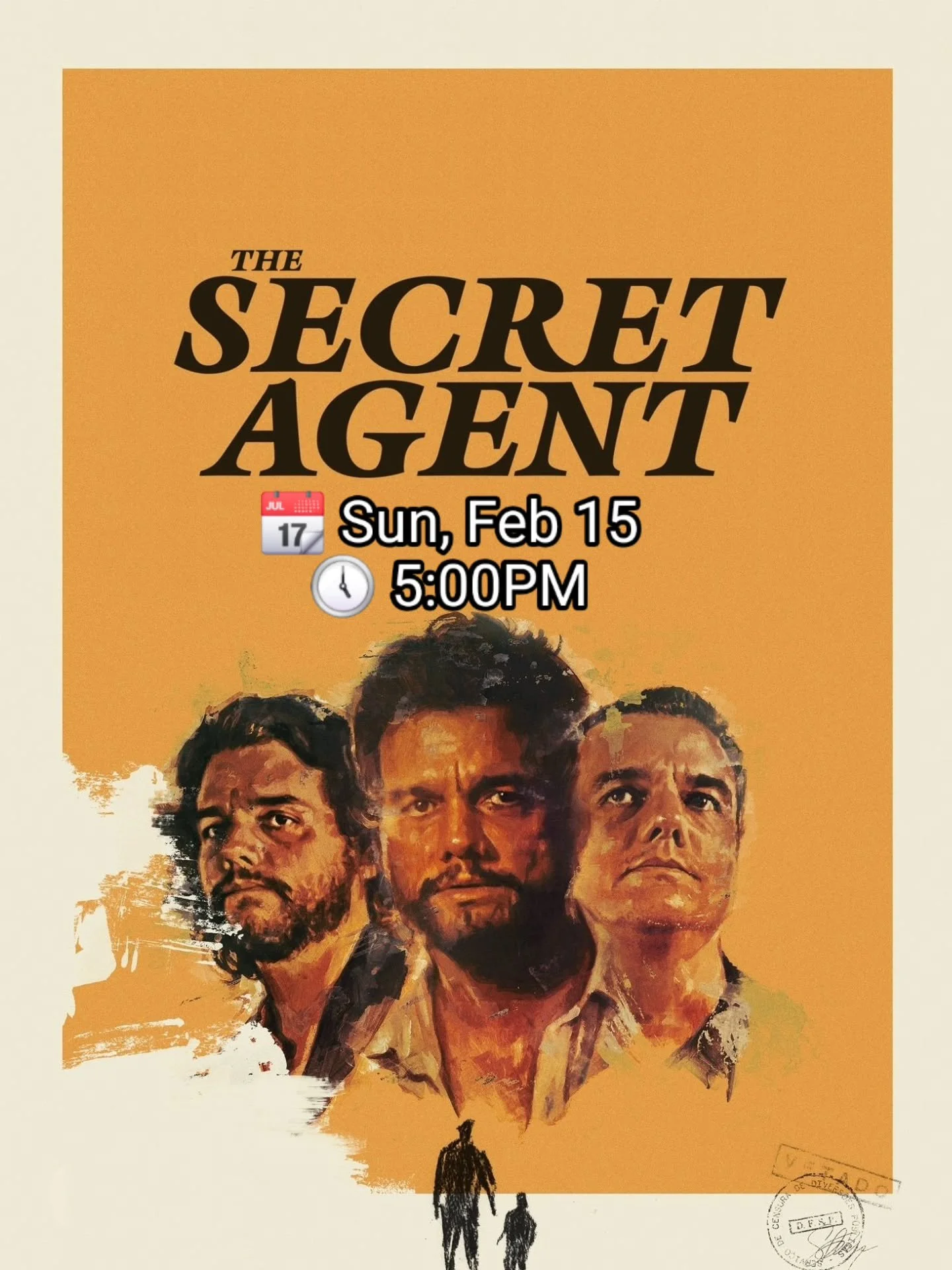 One showtime only!

In Brazil, in 1977, Marcelo, a technology specialist fleeing a mysterious past, returns to Recife in search of peace, but realizes the city is far from the refuge he seeks.

🌟 Crime 🌟 Drama 🌟 Oscar Nominee 🌟