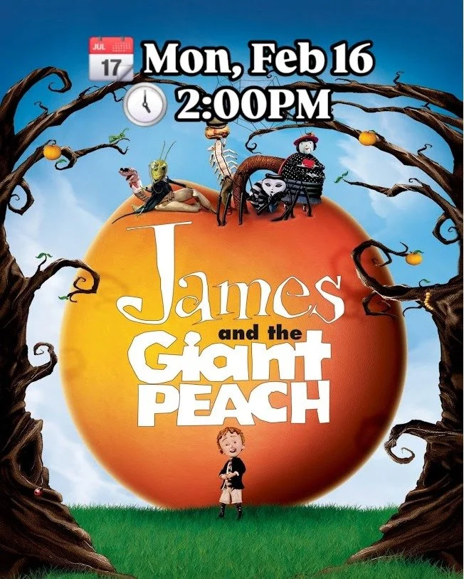 Reminder! Heritage Day just got peachier.

Join us for this classic family film. Retro pricing + kids pricing in effect!
www.alwhittletheatre.ca/events/james-and-the-giant-peach