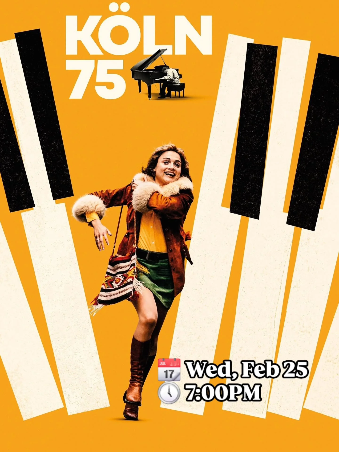 The true story of Vera Brandes, teenage patron saint of the 1970s Cologne music scene, who risked everything to organize the greatest solo concert in music history: Keith Jarrett&rsquo;s legendary K&ouml;ln Concert.

🌟 Drama 🌟 History 🌟 Music 🌟

