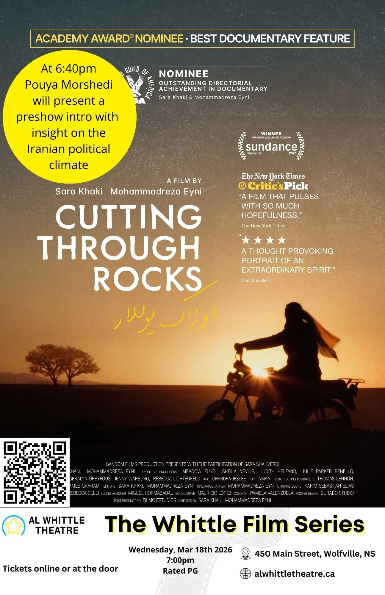 Cutting Through Rocks — 7pm