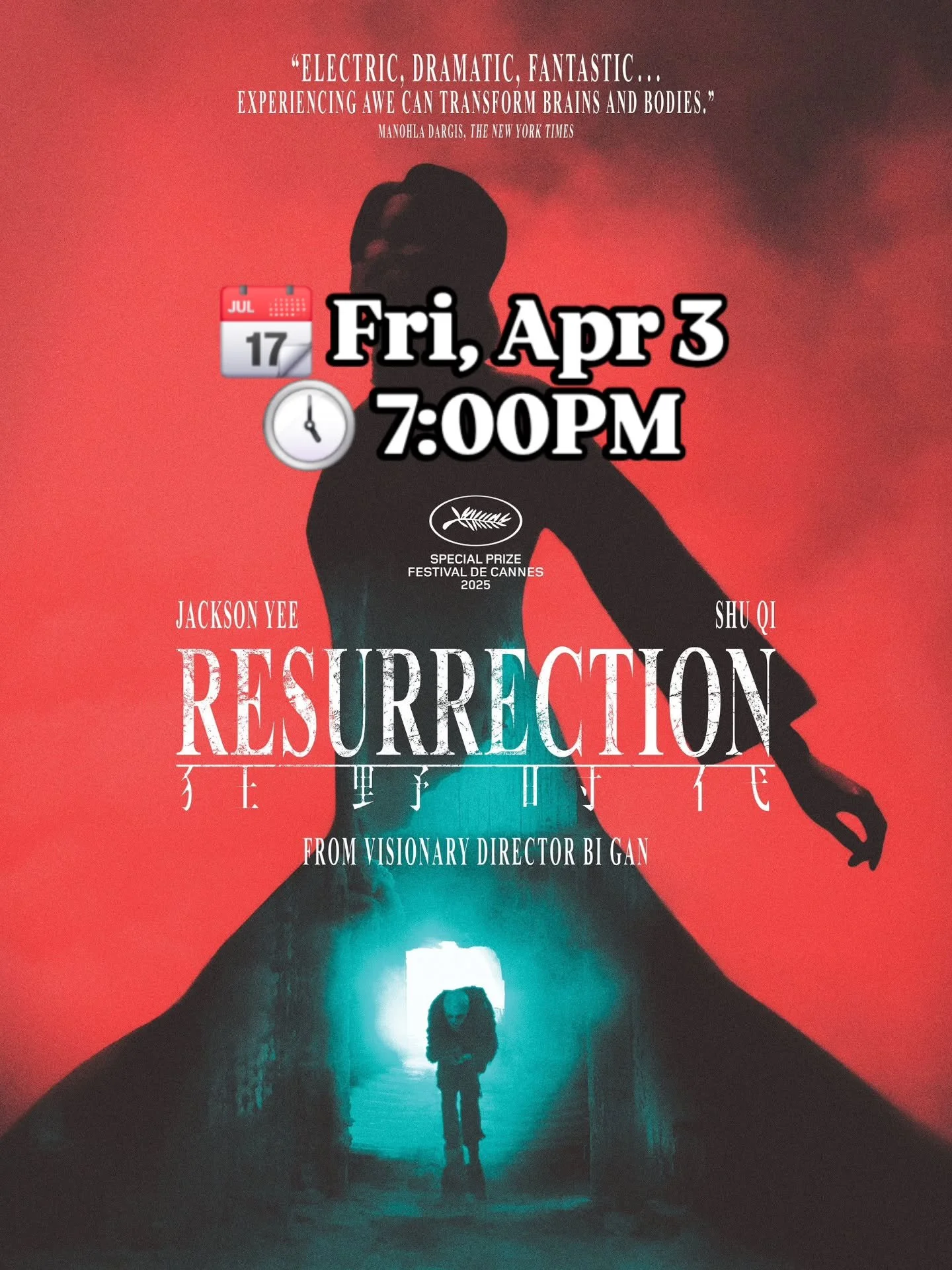 In a future where humanity has surrendered its ability to dream in exchange for immortality, an outcast finds illusion, nightmarish visions, and beauty in an intoxicating world of his own making.

Runtime: 2h 39m | Rating: 14A

🌟 Freaky Fridays 🌟 S